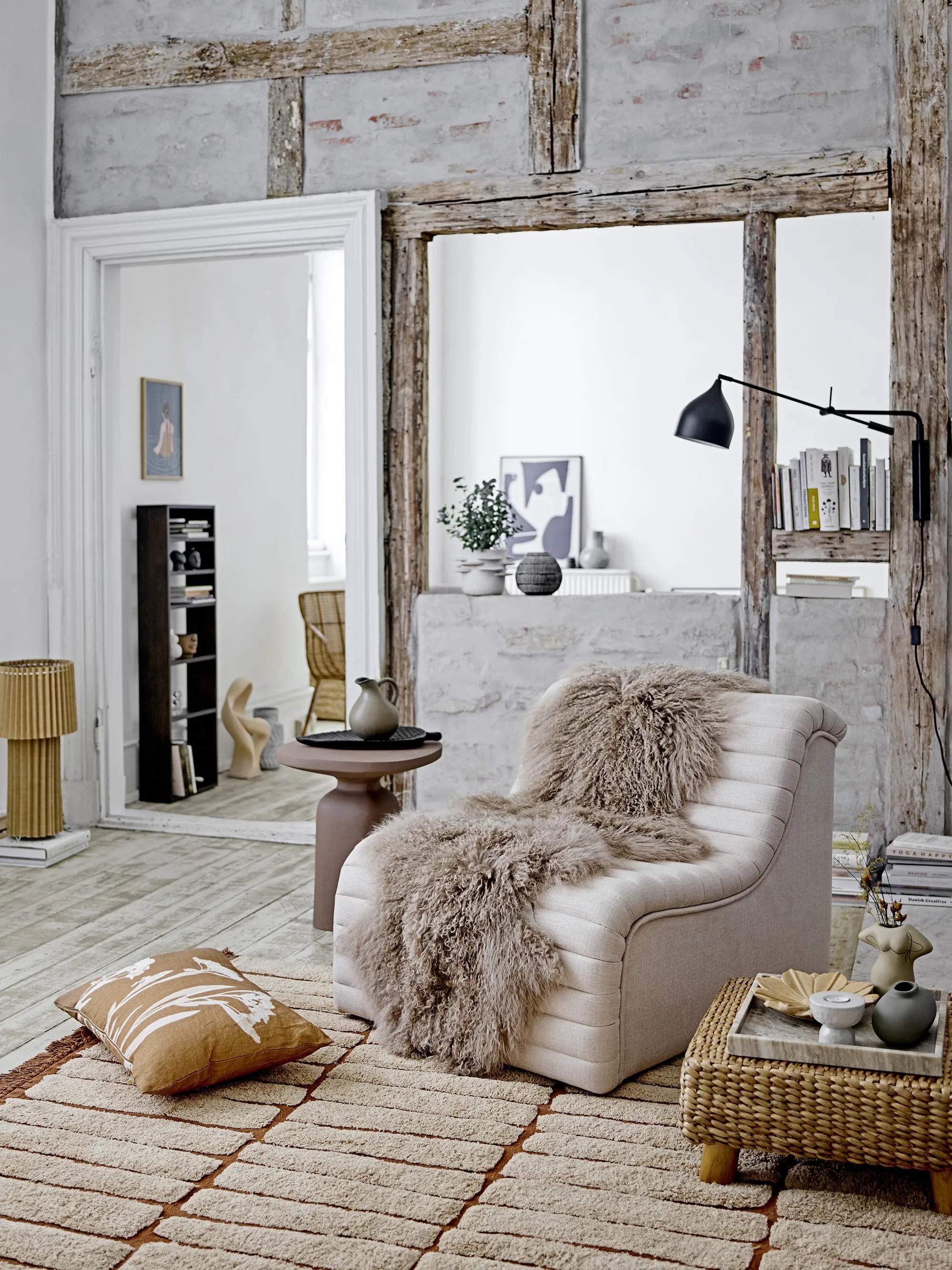 Bloomingville Lænestole Allure Loungestol i Natur, 2