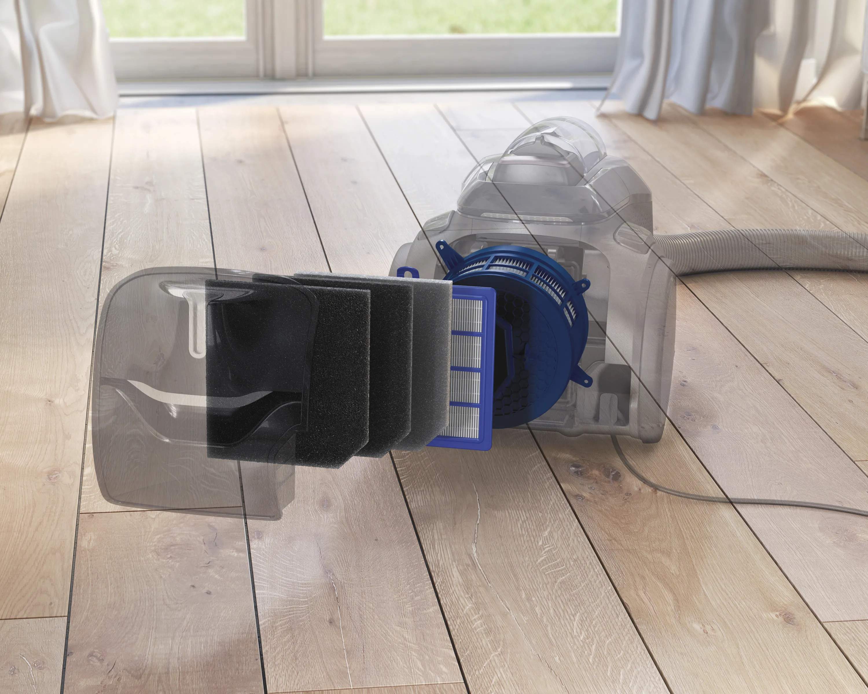 Electrolux Støvsugere Pure C9 Poseløs Støvsuger i Metalgrå, 5