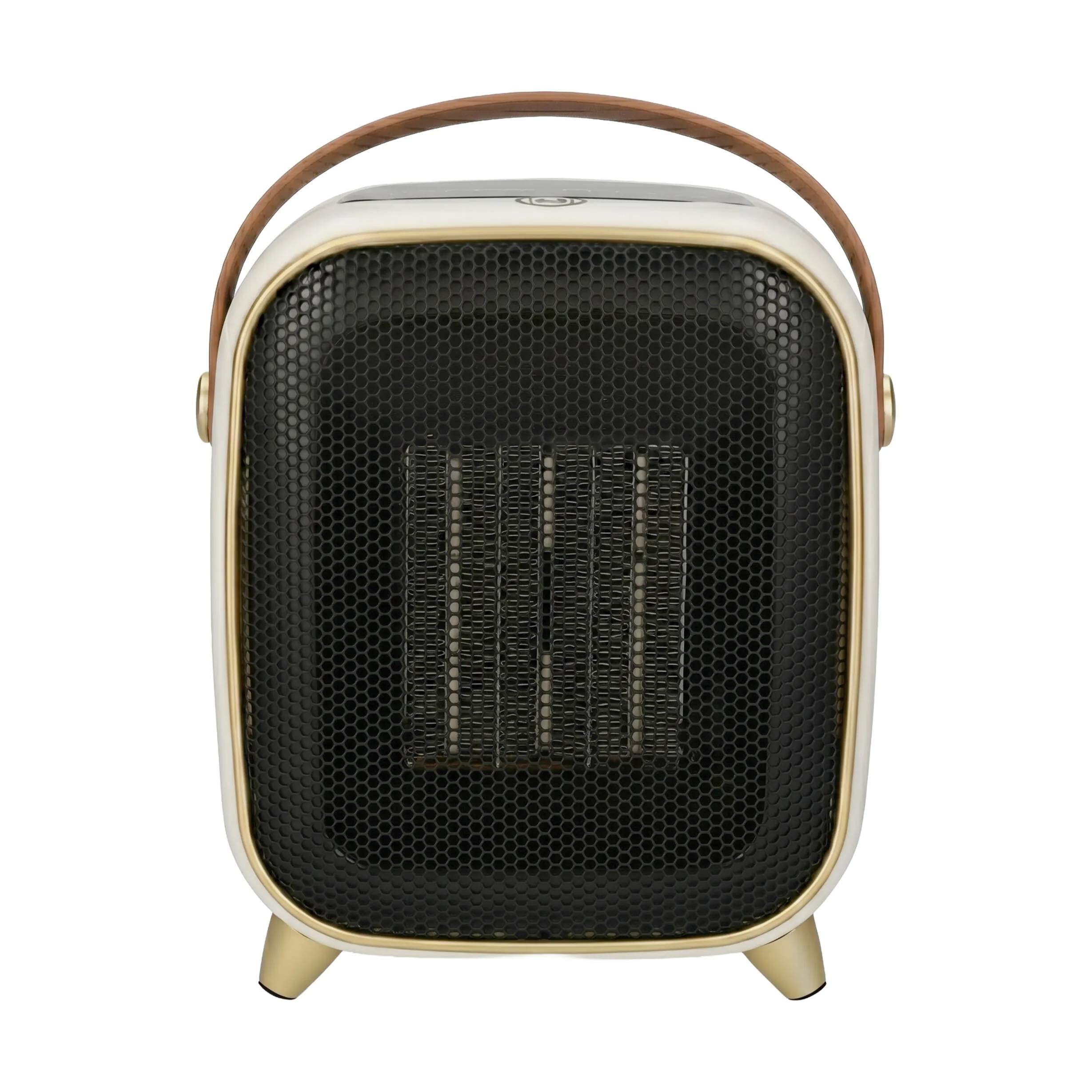 Nedis Ventilatorer PTC Varmeblæser i Hvid/guld, 1