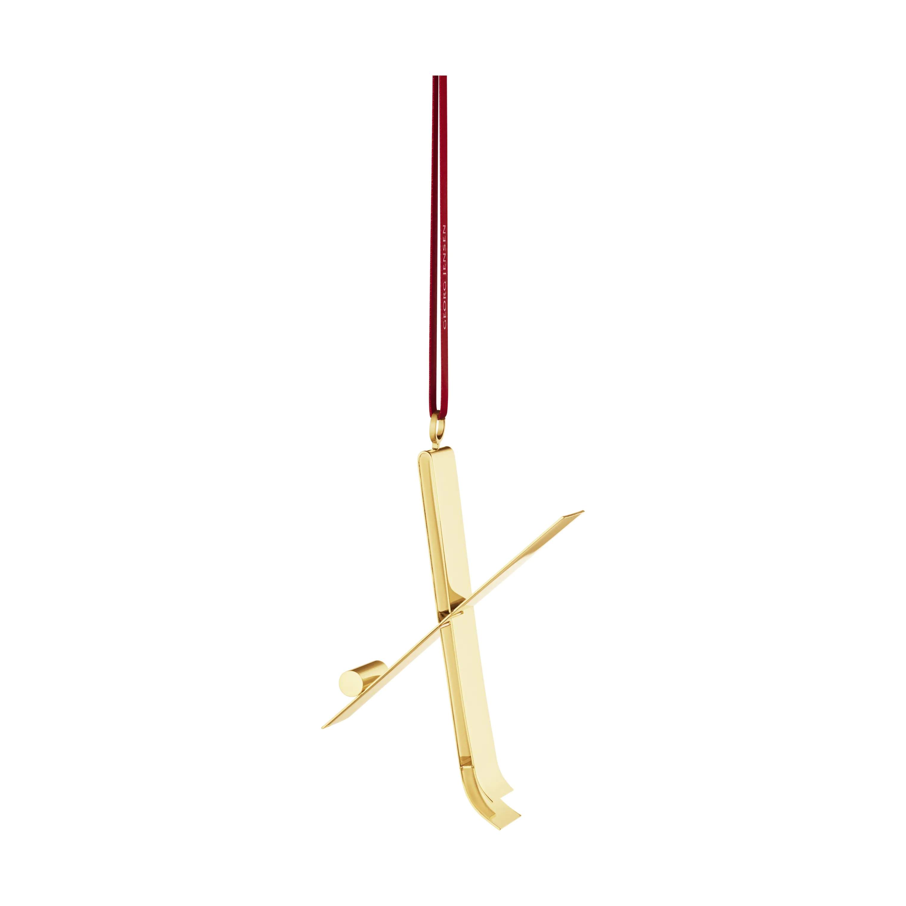 Georg Jensen Juleophæng Seasonal Christmas Collection Bogstavornament - X i X, 1