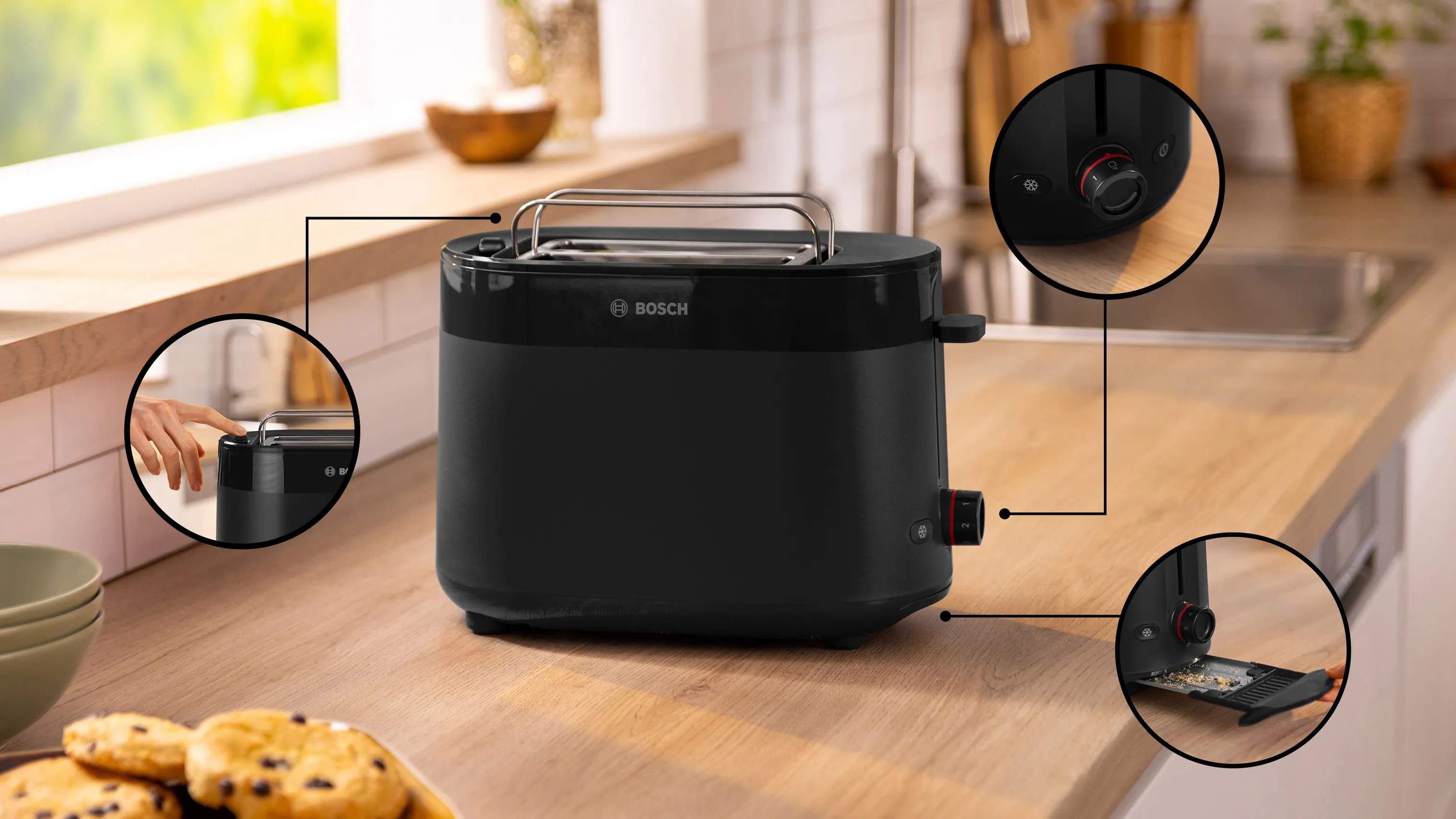Bosch Brødristere MyMoment Brødrister i Sort, 2