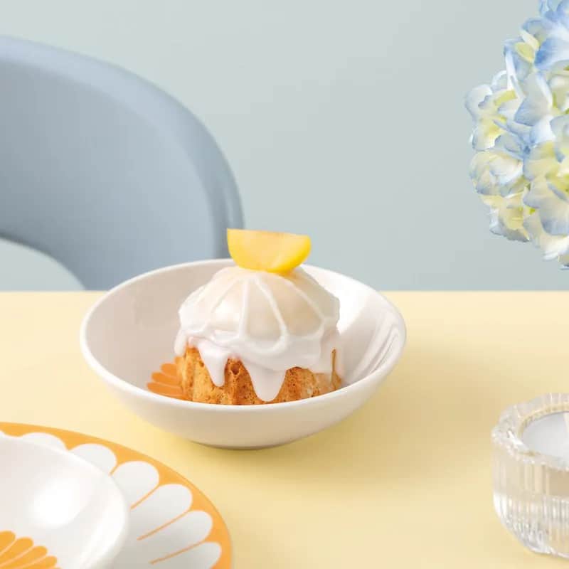 Villeroy & Boch Skåle Fleur Soleil Skål i Hvid/orange indeni, 2