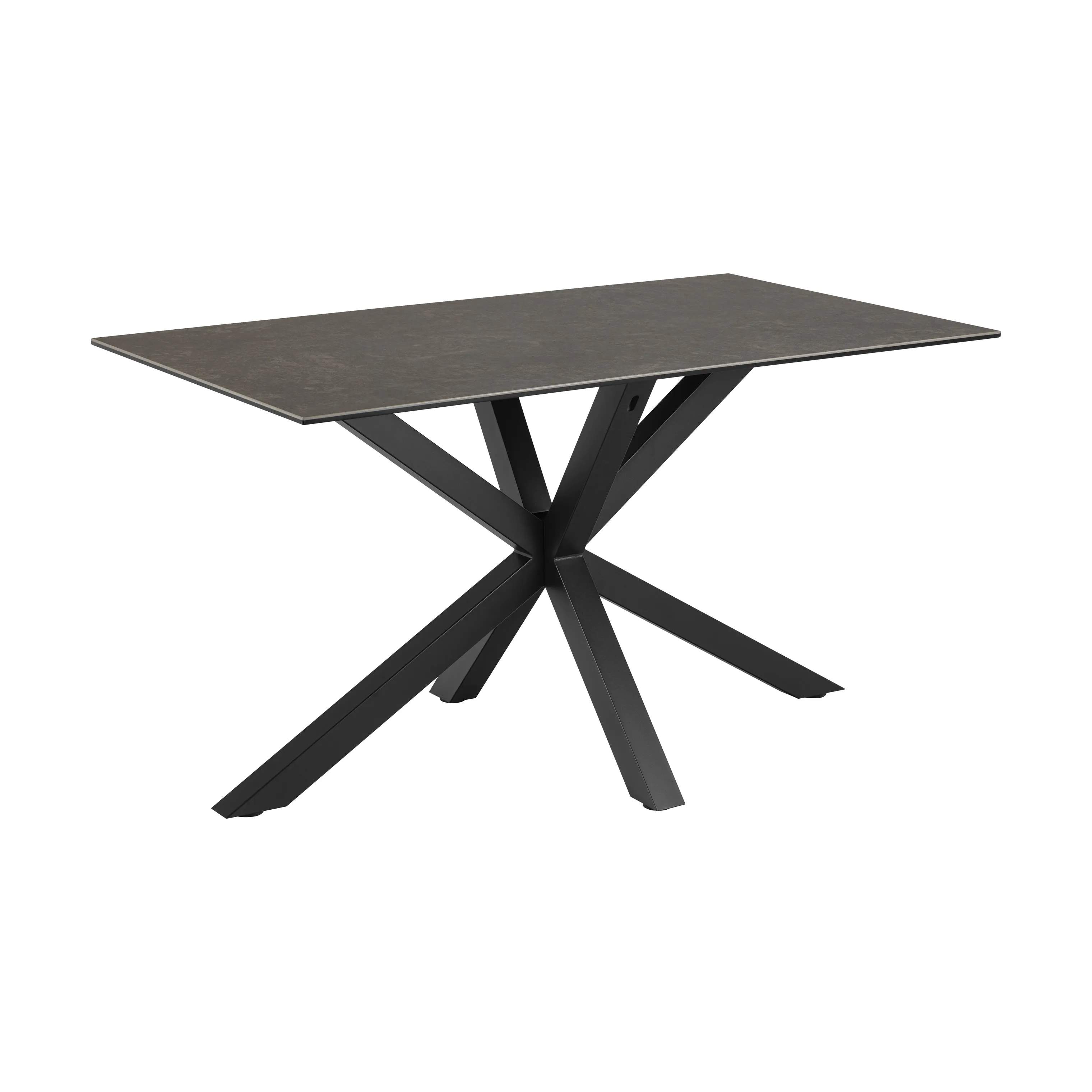 CASA Living Spiseborde Heaven Spisebord i Sort Fairbanks/sort, H75,5 x B135 x L80 cm, 4