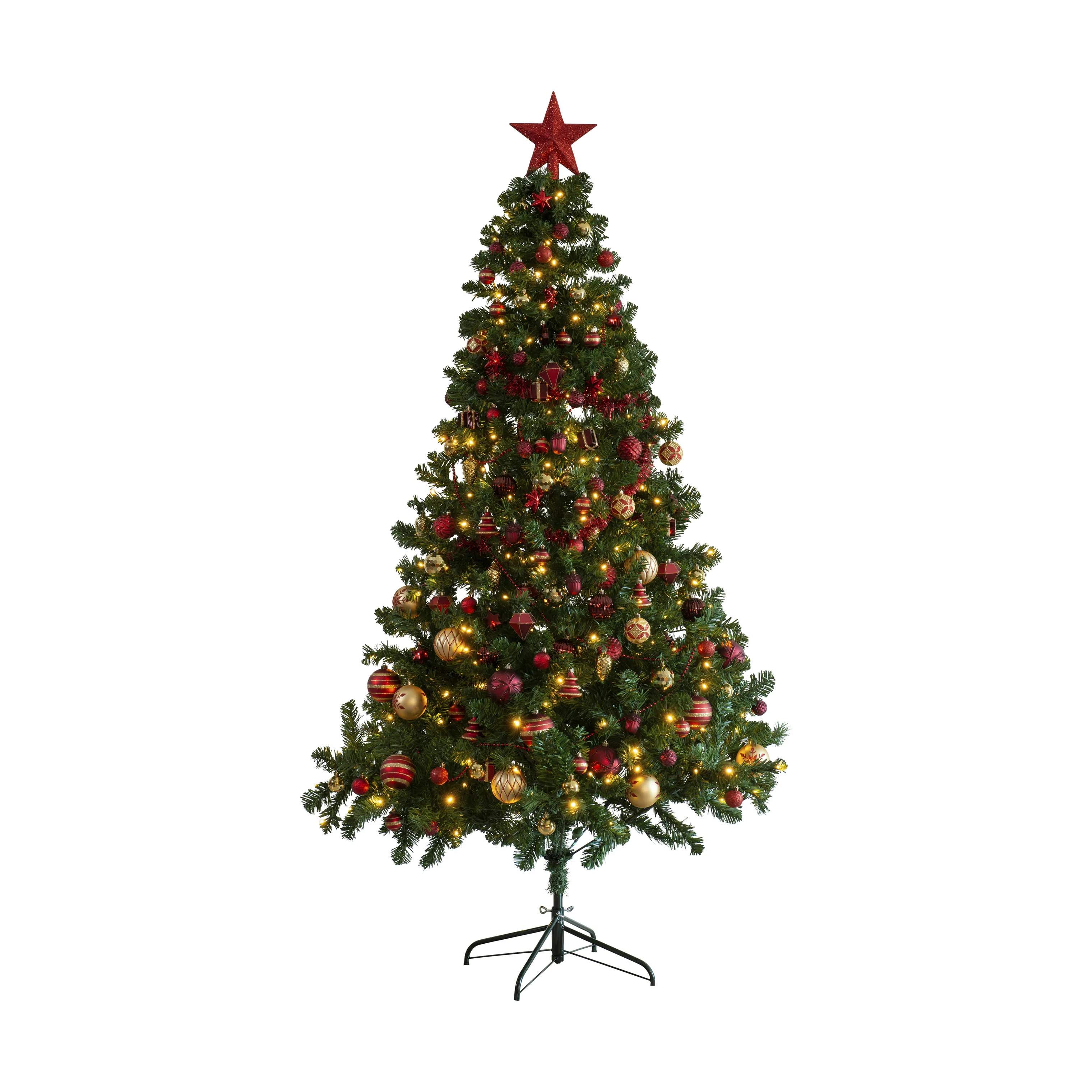 Imperial Pine Kunstigt Juletræ m. pynt