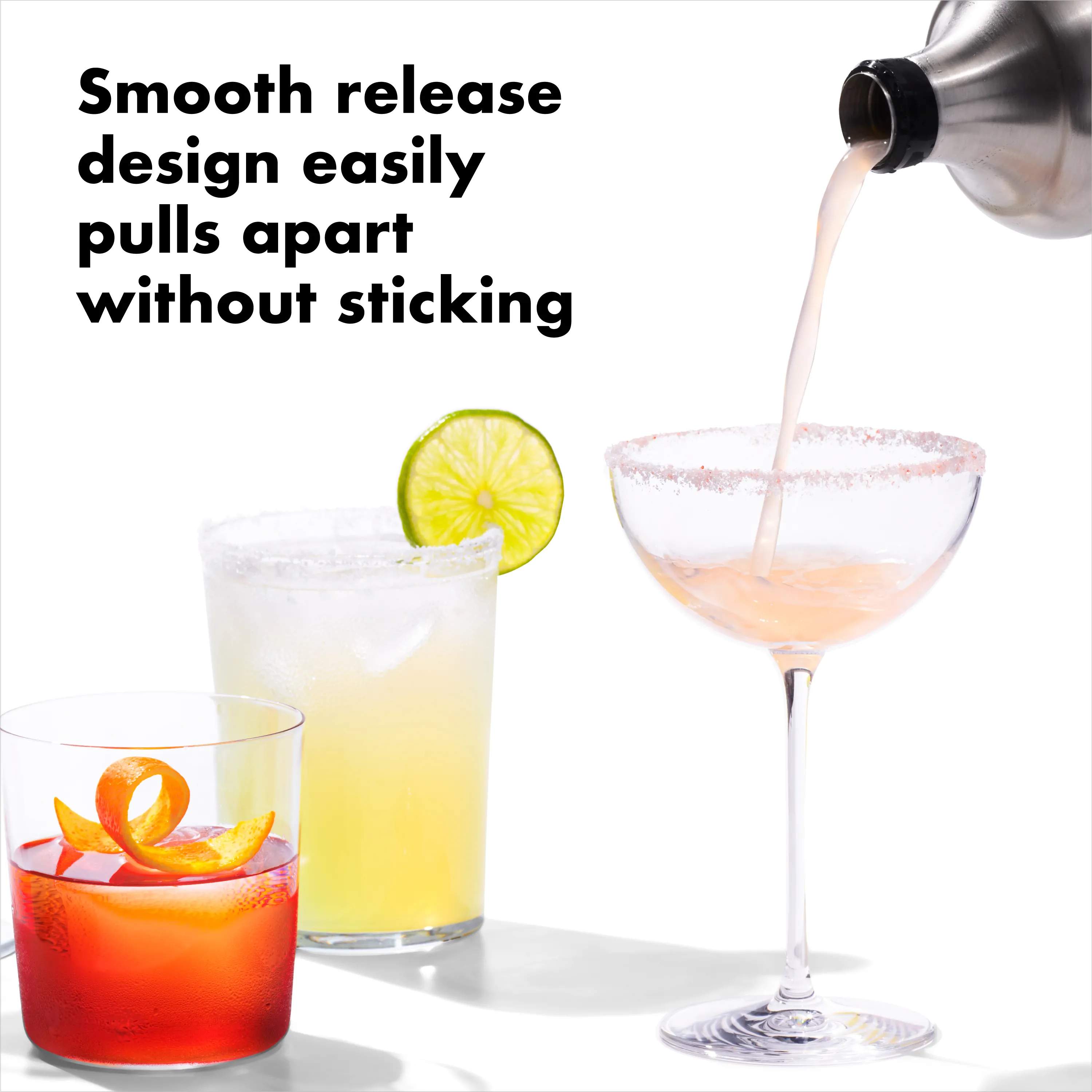 OXO Shakere Steel Cocktail Shaker i Stål/sort, 5