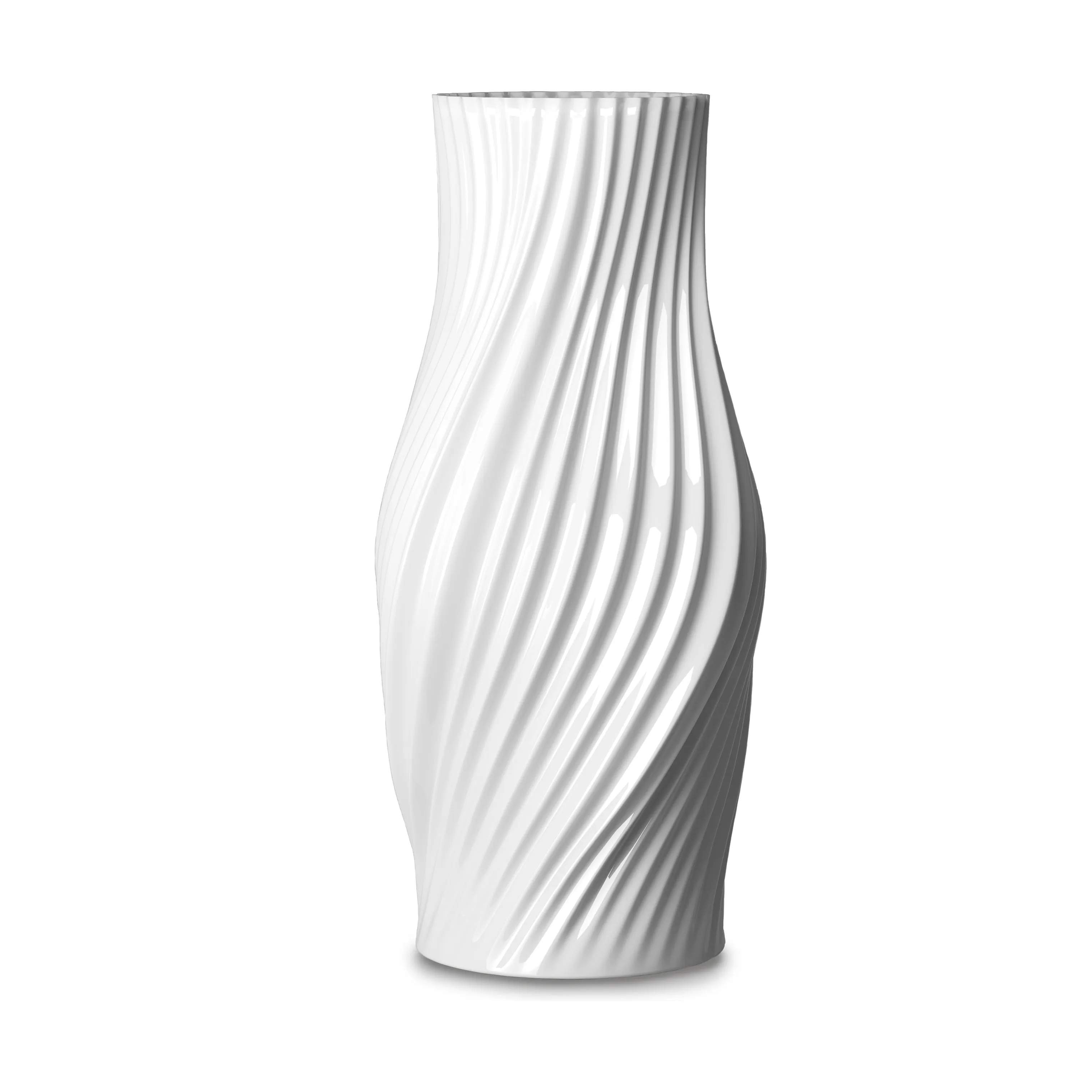 Twist Vase, hvid, large