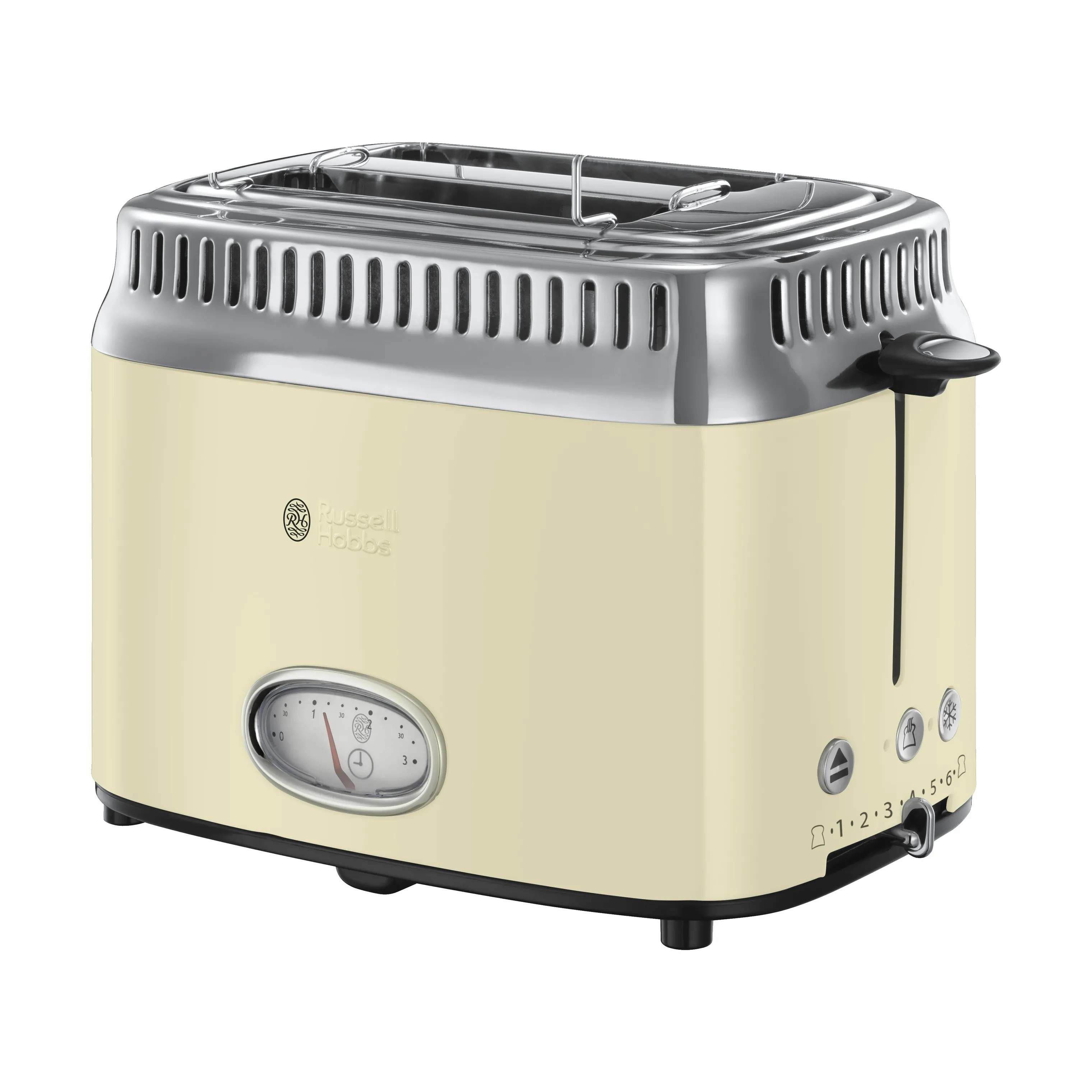 Rusell Hobbs Retro Brødrister, creme, large