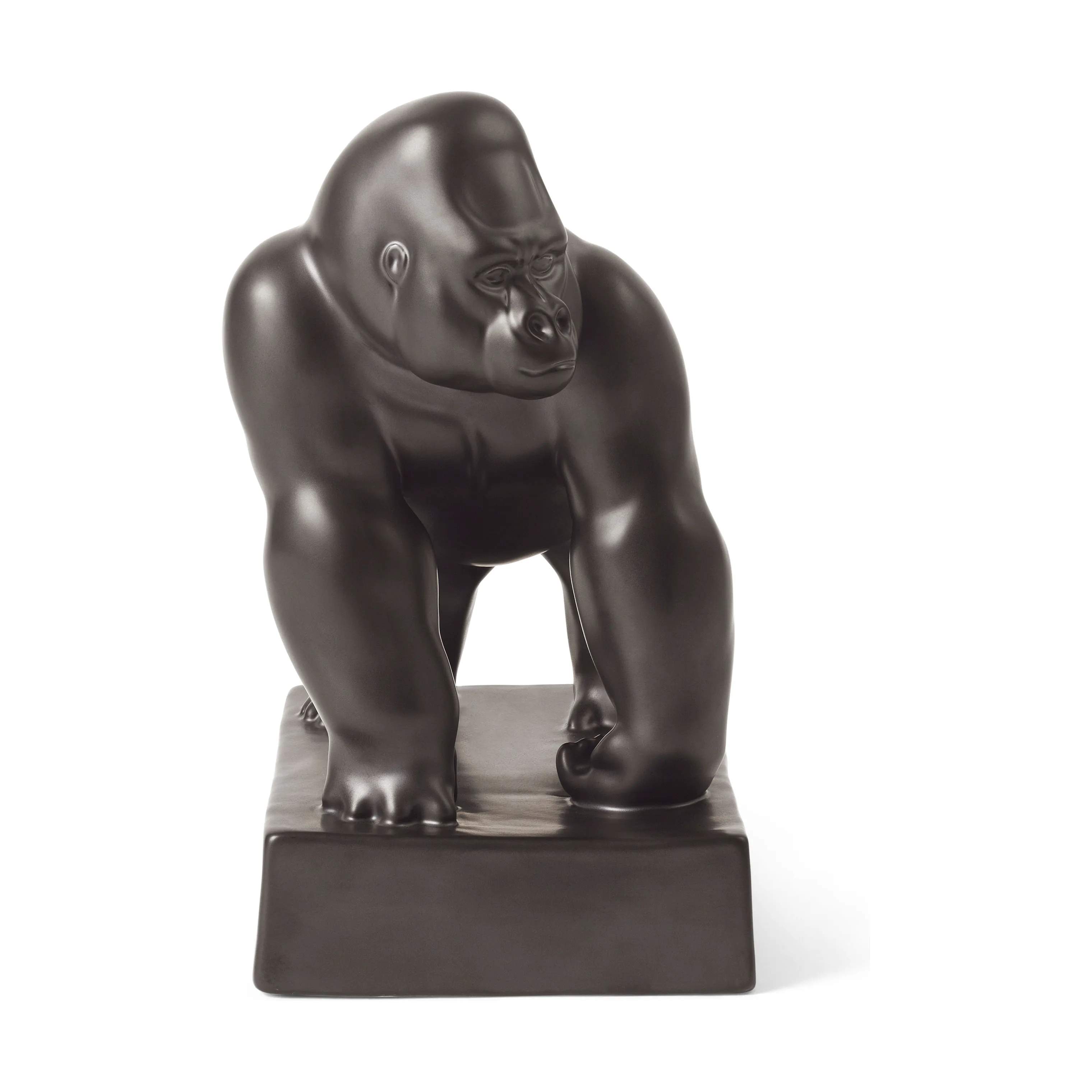 Figurine Gorilla, sort/stående, large