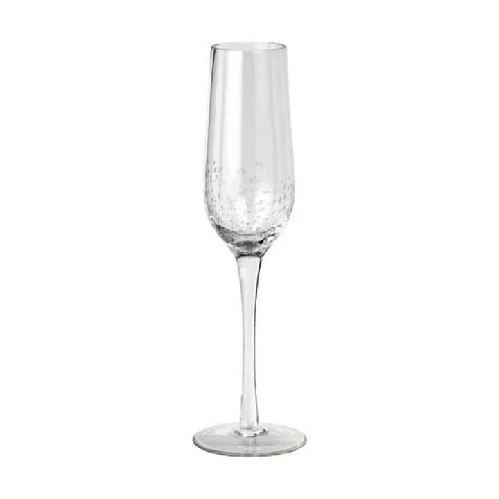 Bubble Champagneglas, klar, large