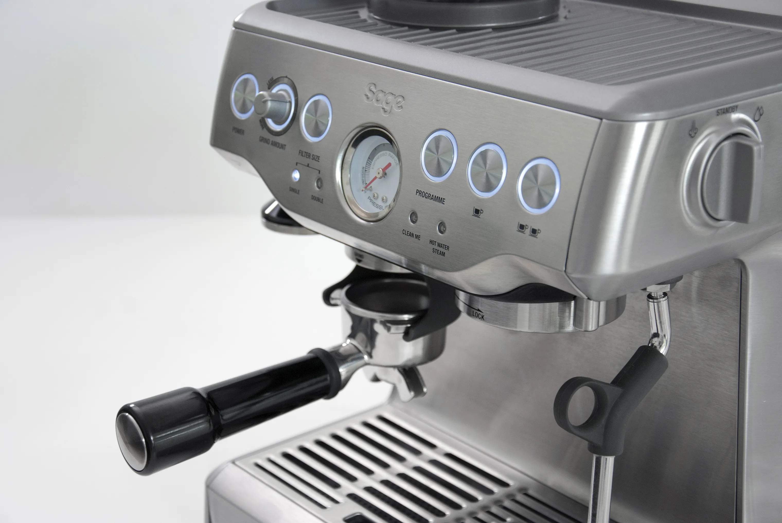 Sage Espressomaskiner Barista Express Espressomaskine i Stål, 2