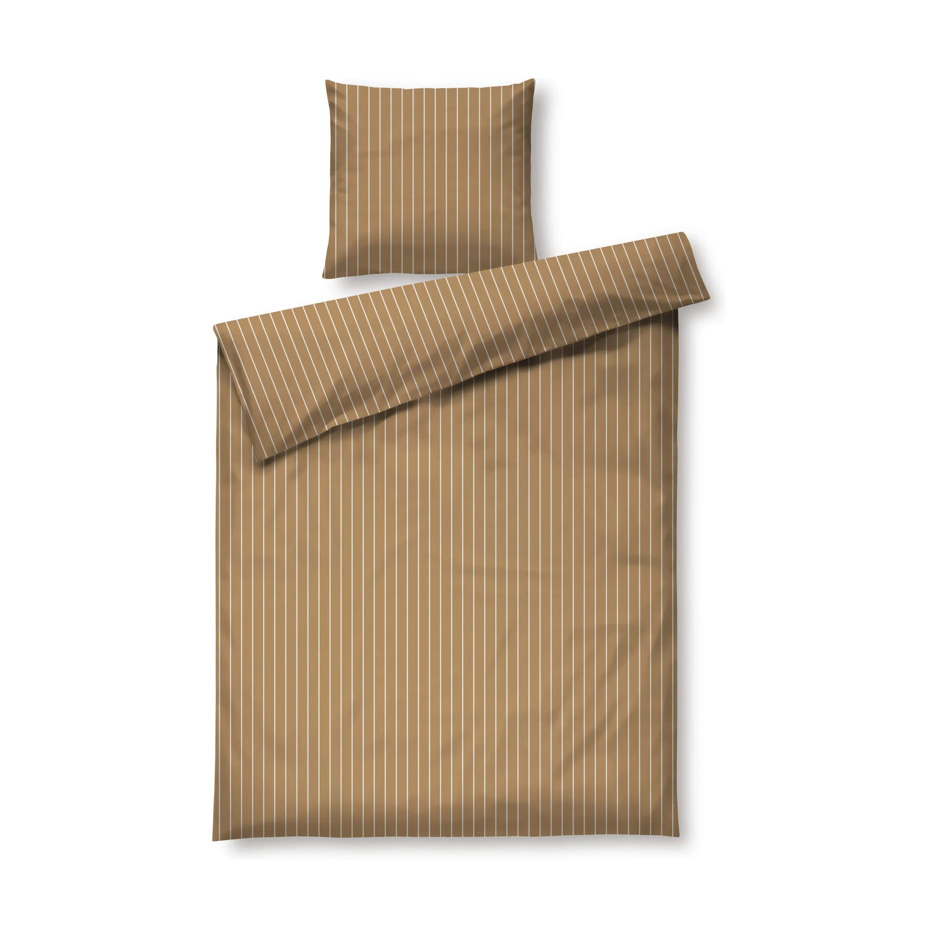 Juna Sengetøj Softly Sengetøj i Karamel/Off-White, B140 x L200 cm, 1