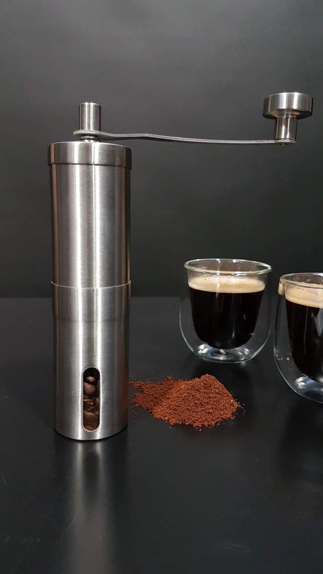 Cilio Kaffekværne Aroma Kaffemølle i Sølvfarvet, 5