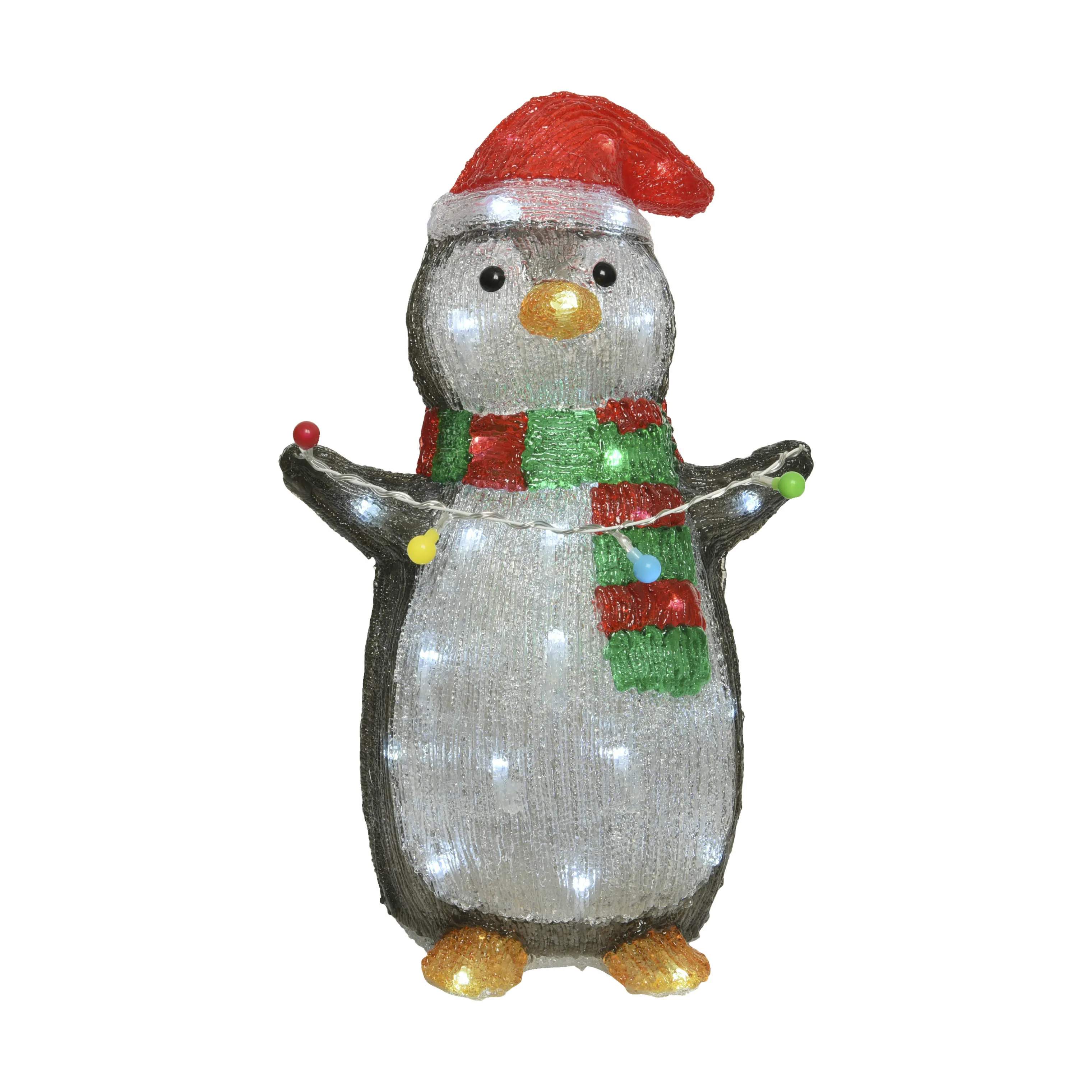 Casa Christmas lysdekoration LED-figur - Pingvin
