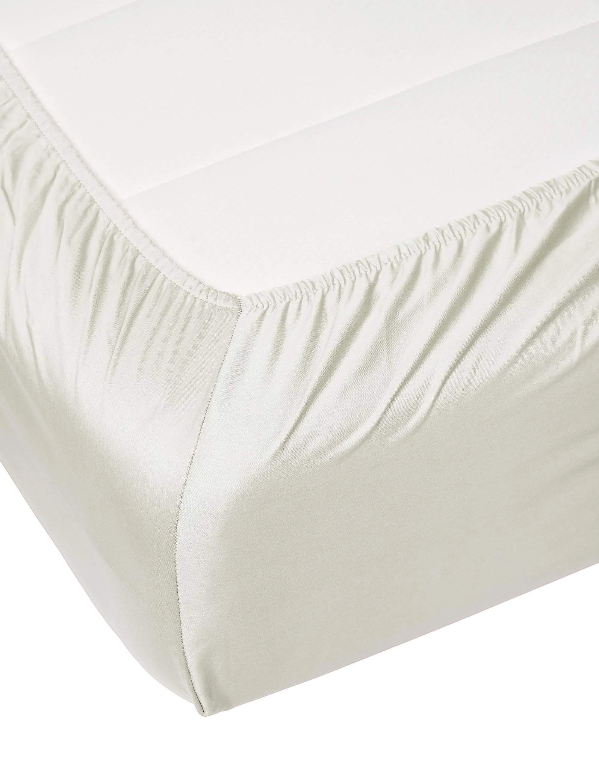 Essenza Lagner Satin Boxlagen i Oyster, B140 x L200 cm, 3