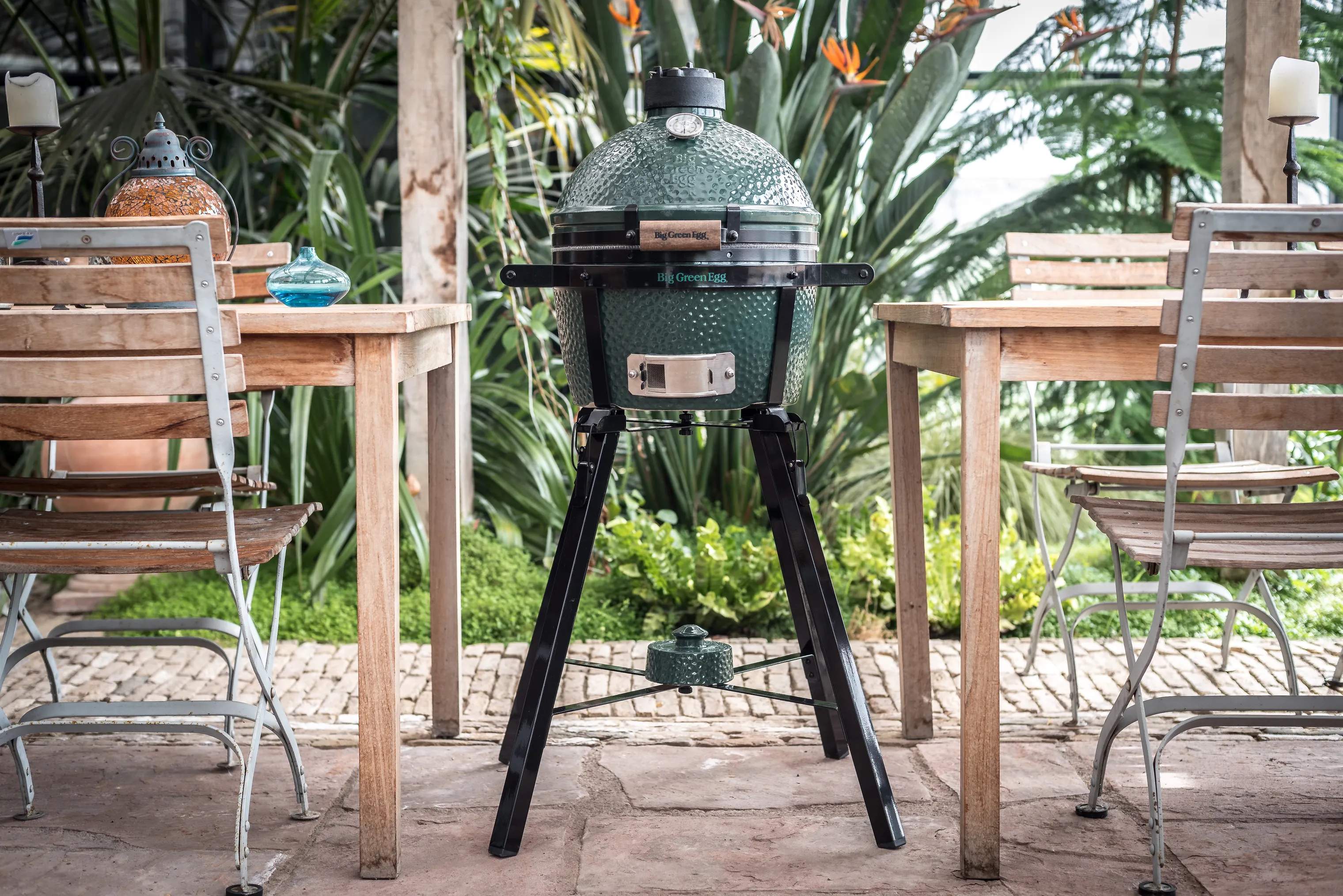 Big Green Egg Øvrigt grilltilbehør Nests, Tables & Carriers Transportabelt Grillstativ i sort, 3