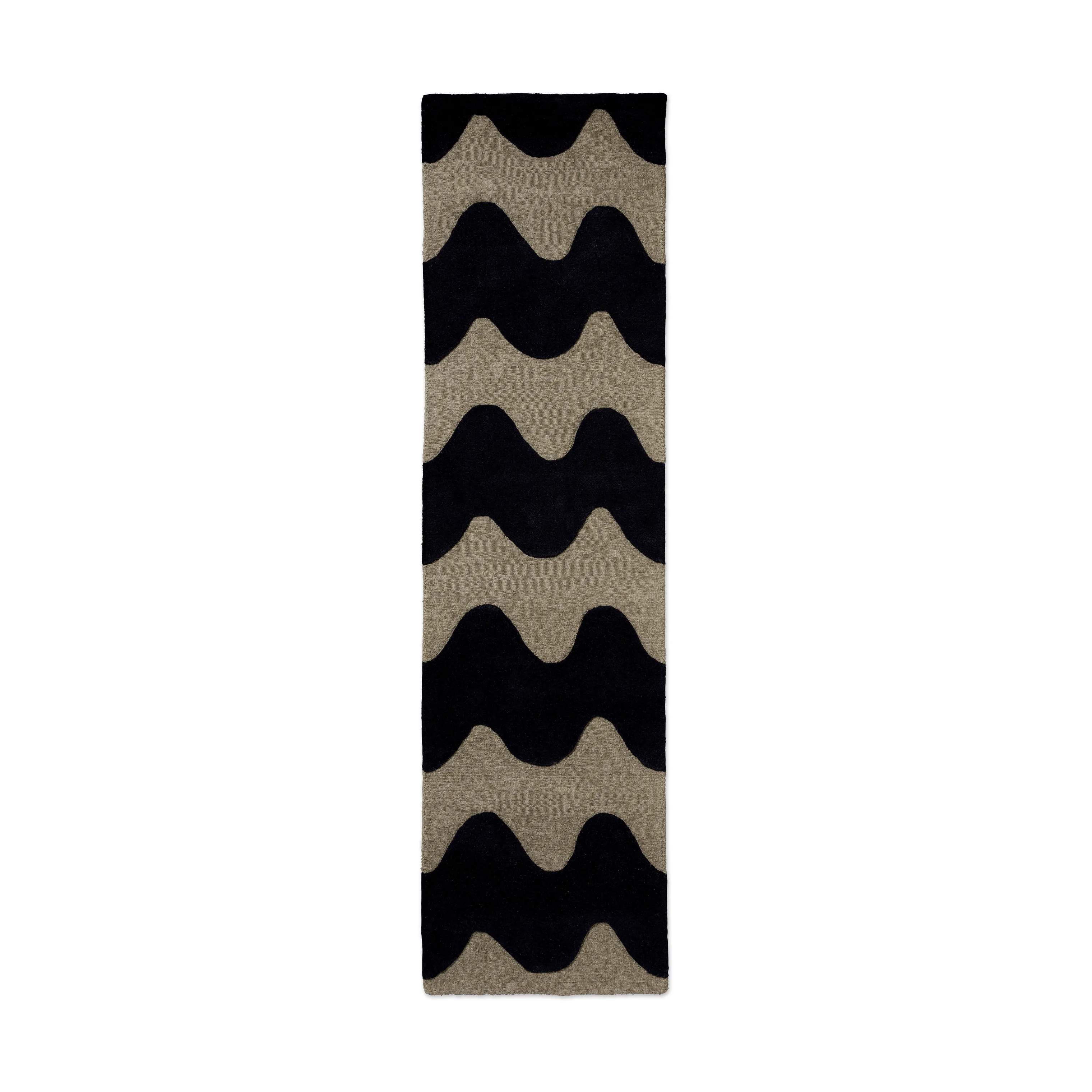 Marimekko by Brink & Campman Gulvtæpper Lokki Tæppeløber i Sort, B80 x L300 cm, 1