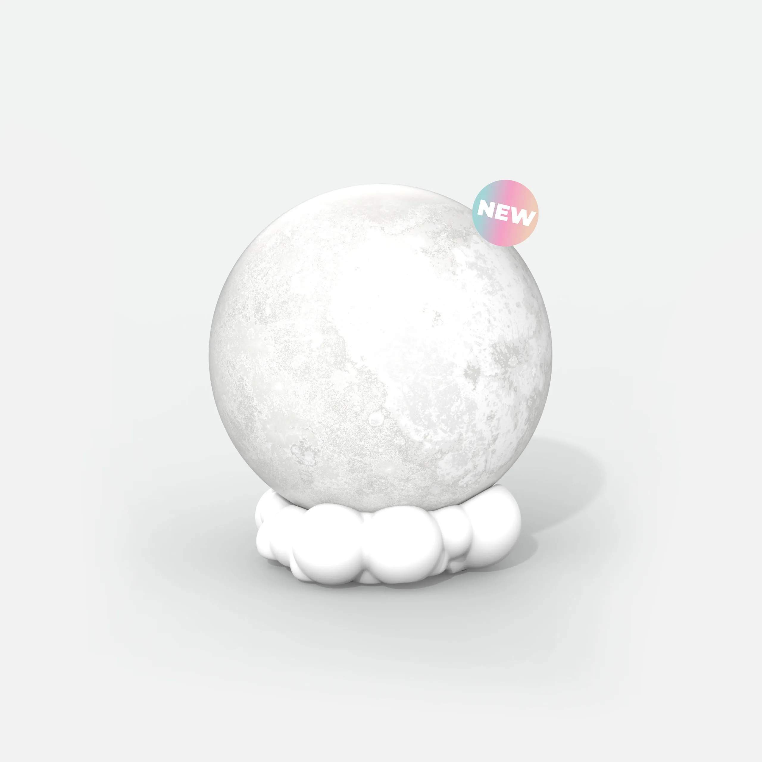 MOB Højtalere Højtaler - Moony i Hvid, 1