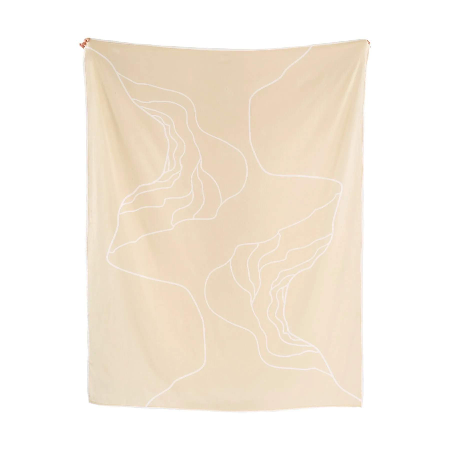 The Organic Company Morgenkåber Reconnect Wrap Tæppe i Gul, 1