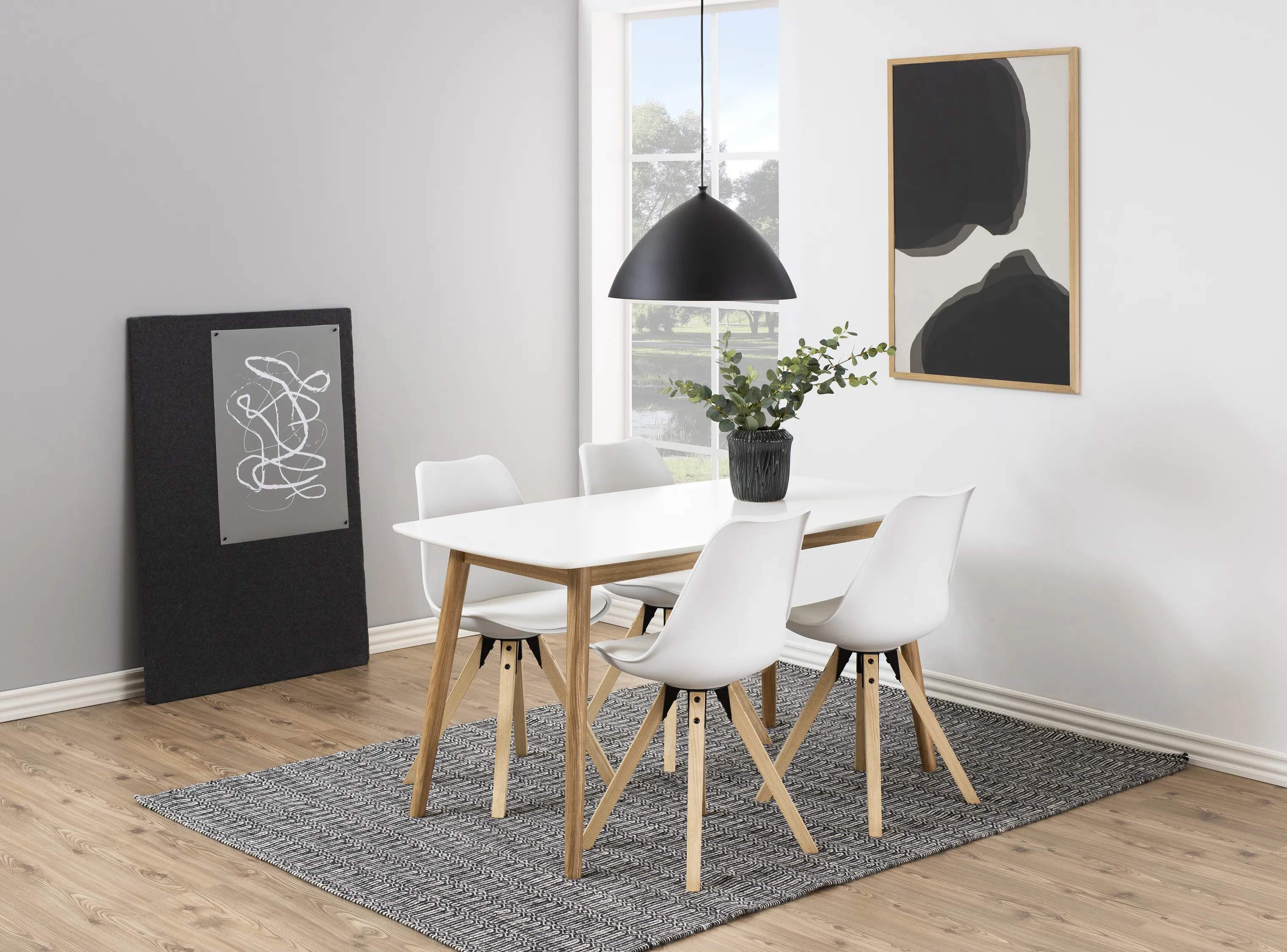 CASA Living Spisebordsstole Dima Spisebordsstol - 2 stk. i Hvid, 3