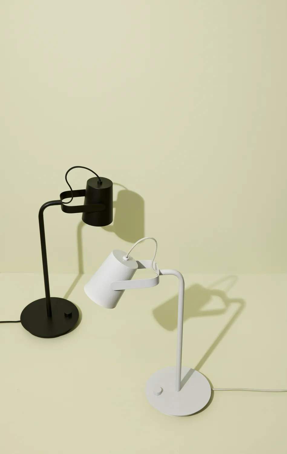 Hübsch Bordlamper Ardent Bordlampe i Lysegrå, 2
