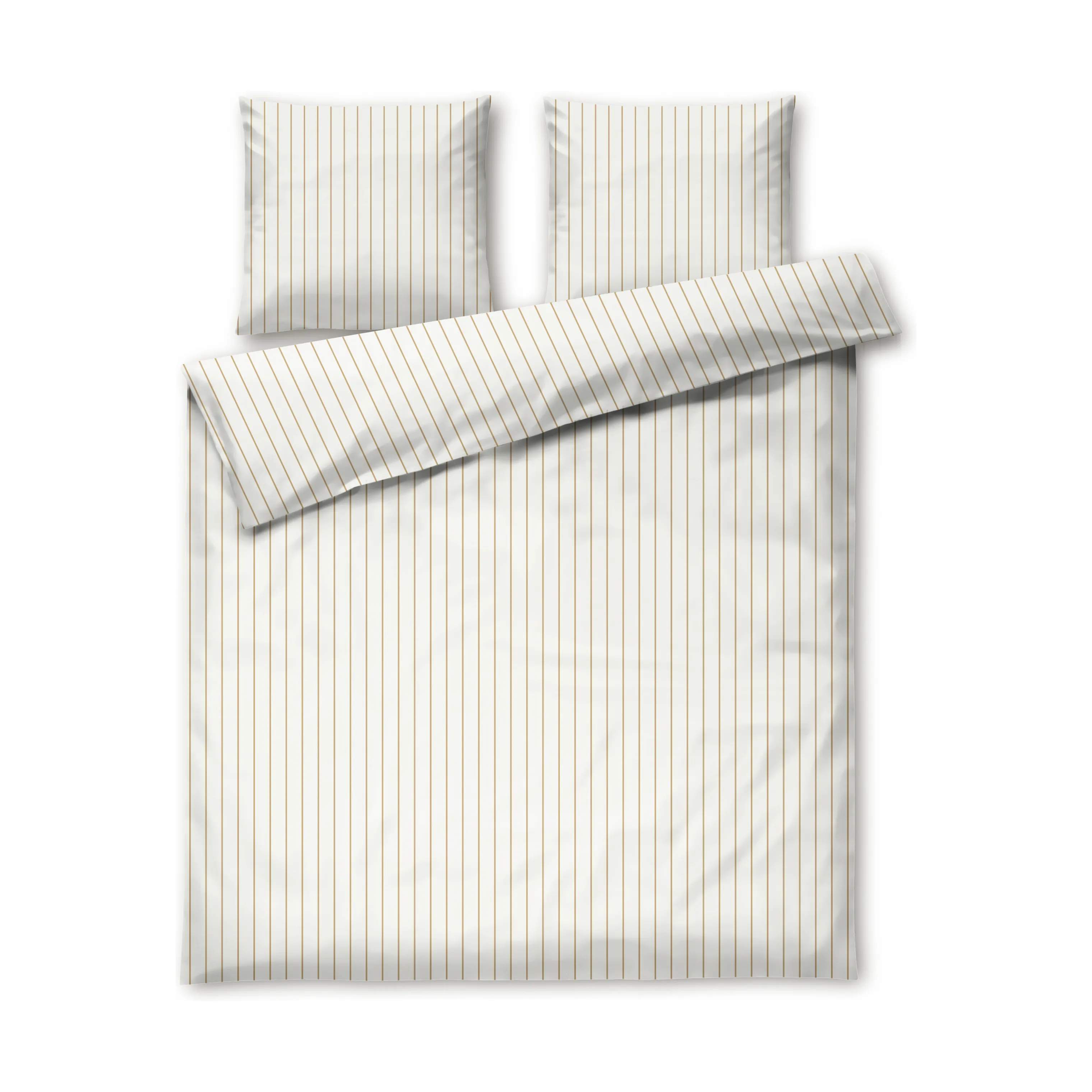 Juna Sengetøj Softly Sengetøj i Off-White/Karamel, B200 x L220 cm, 1