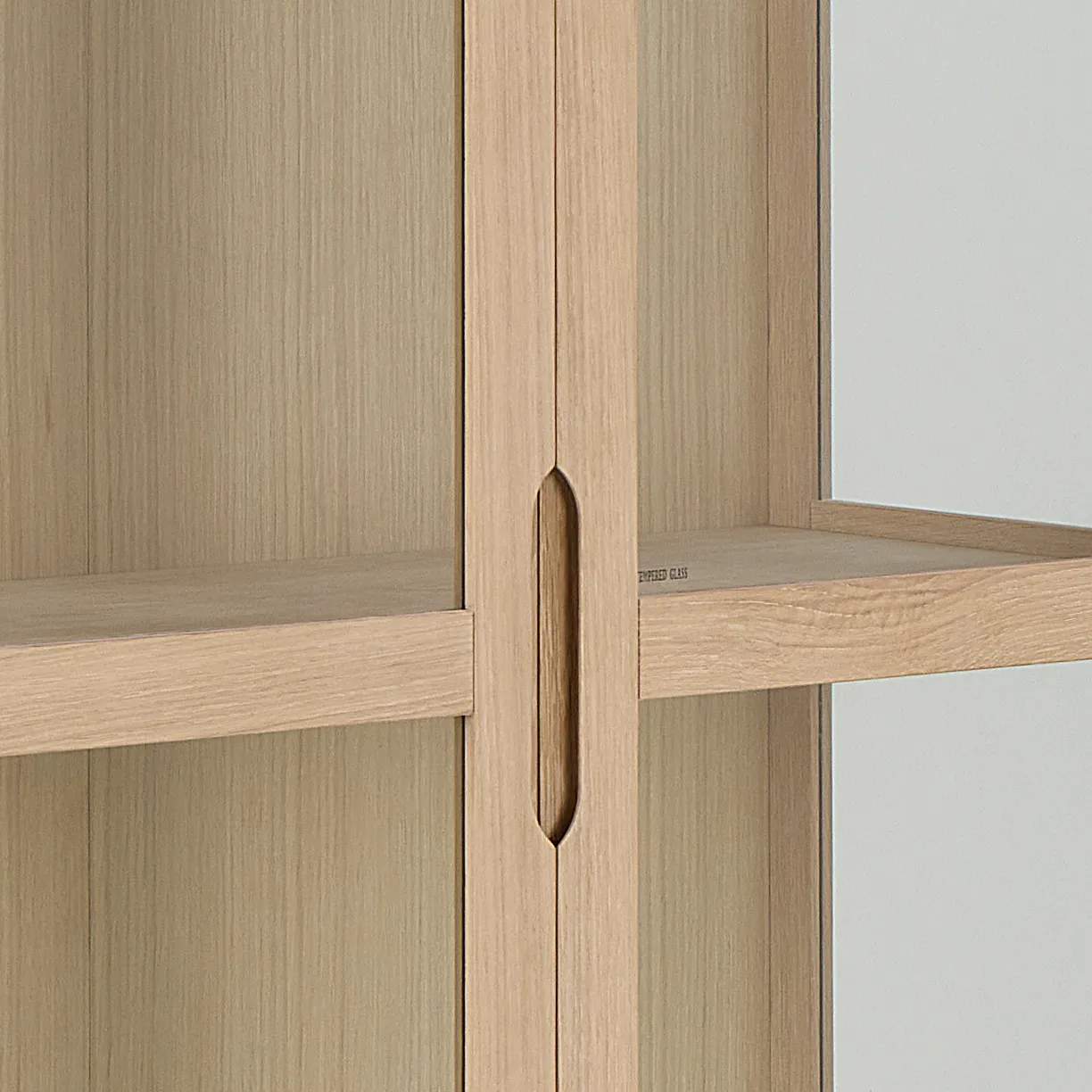 CASA Living Skabe Marte Vitrineskab i H192 x B94 cm, 5