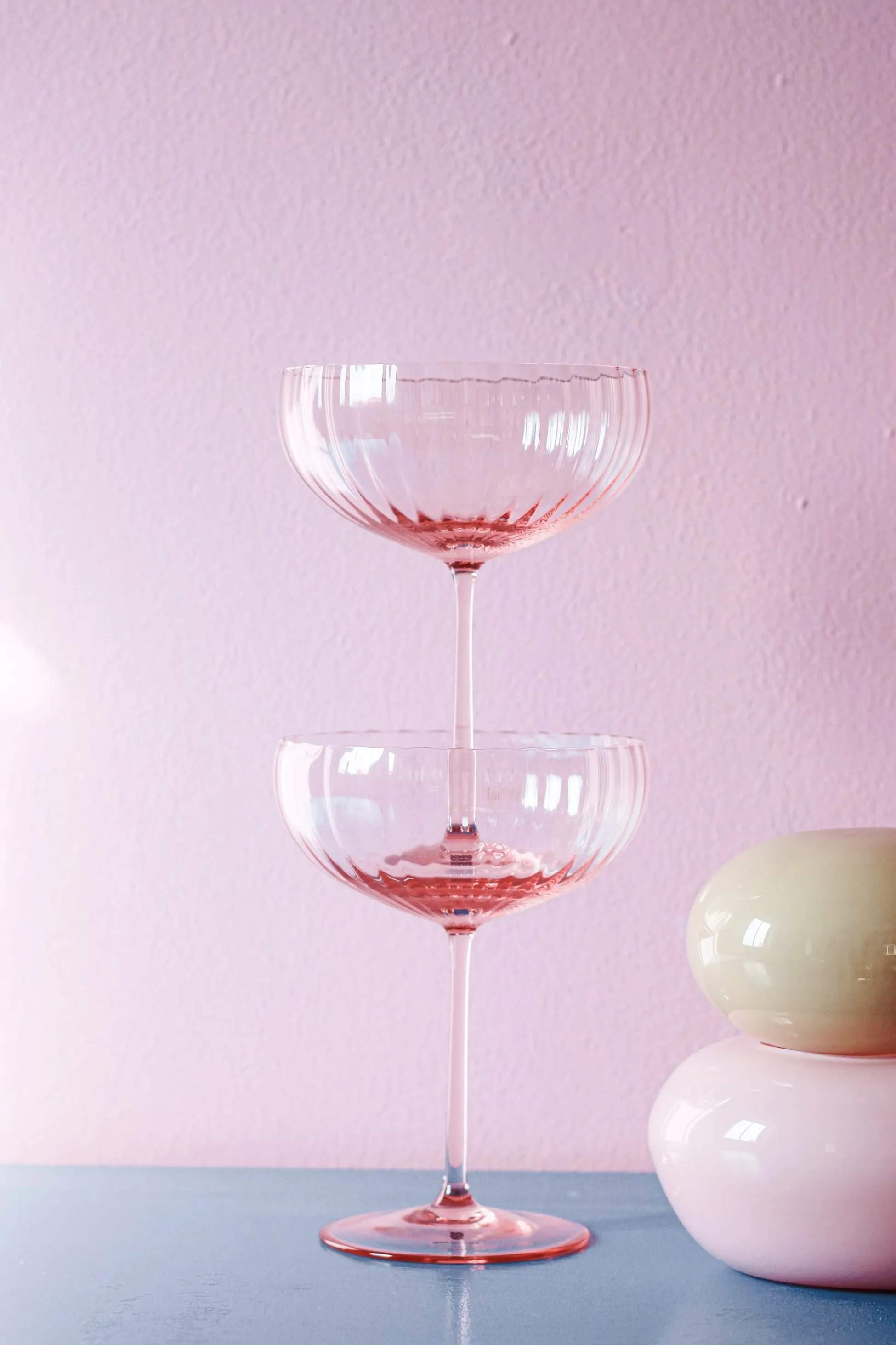 Anna von Lipa Champagneglas Lyon Champagneglas i Lyserød, 3