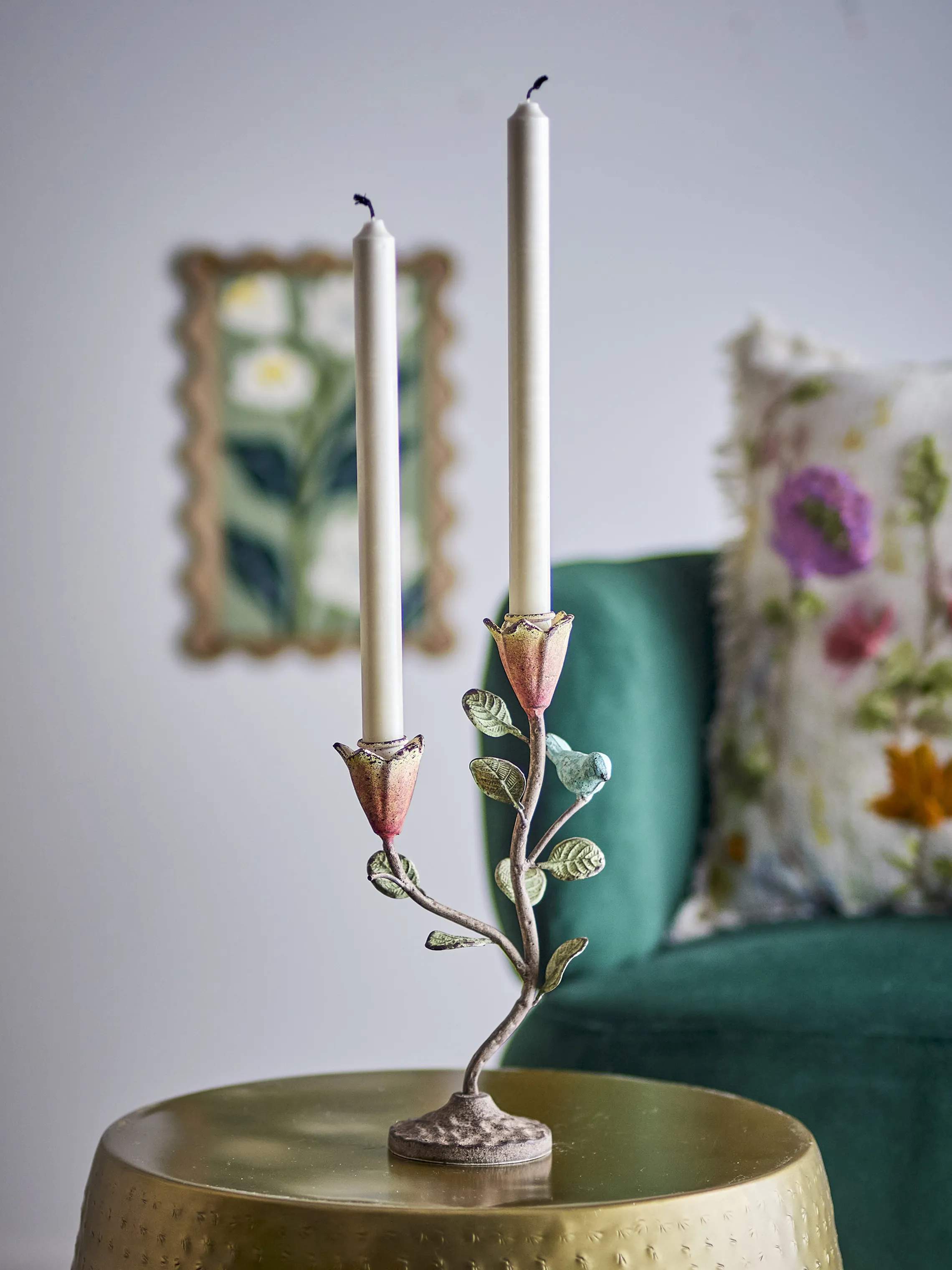 Creative Collection Kronelysestage Zaina Lysestage i Multifarvet, 3