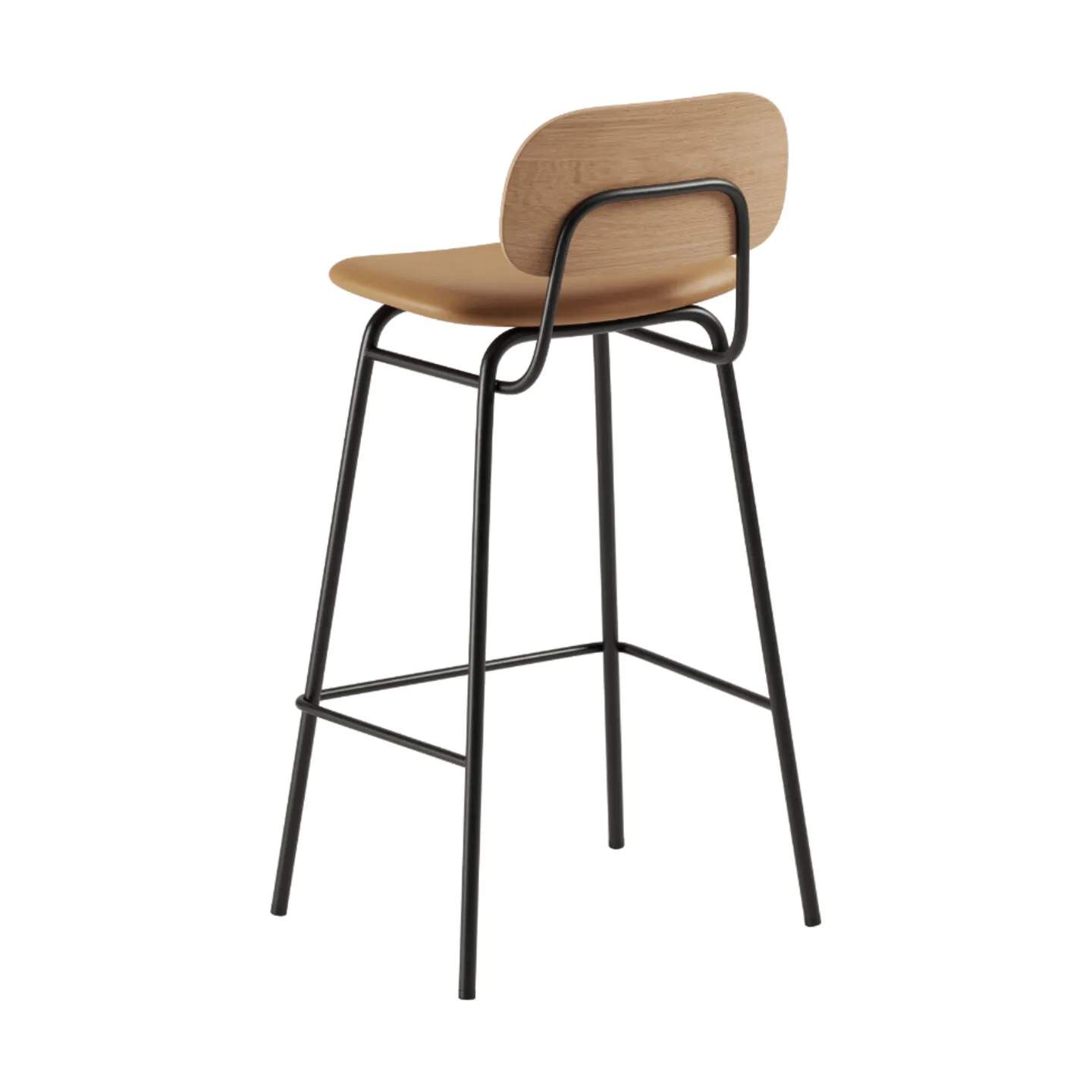 SACKit Barstole Frame Bar Stool Frame Barstol i Brun, 73 cm, 4