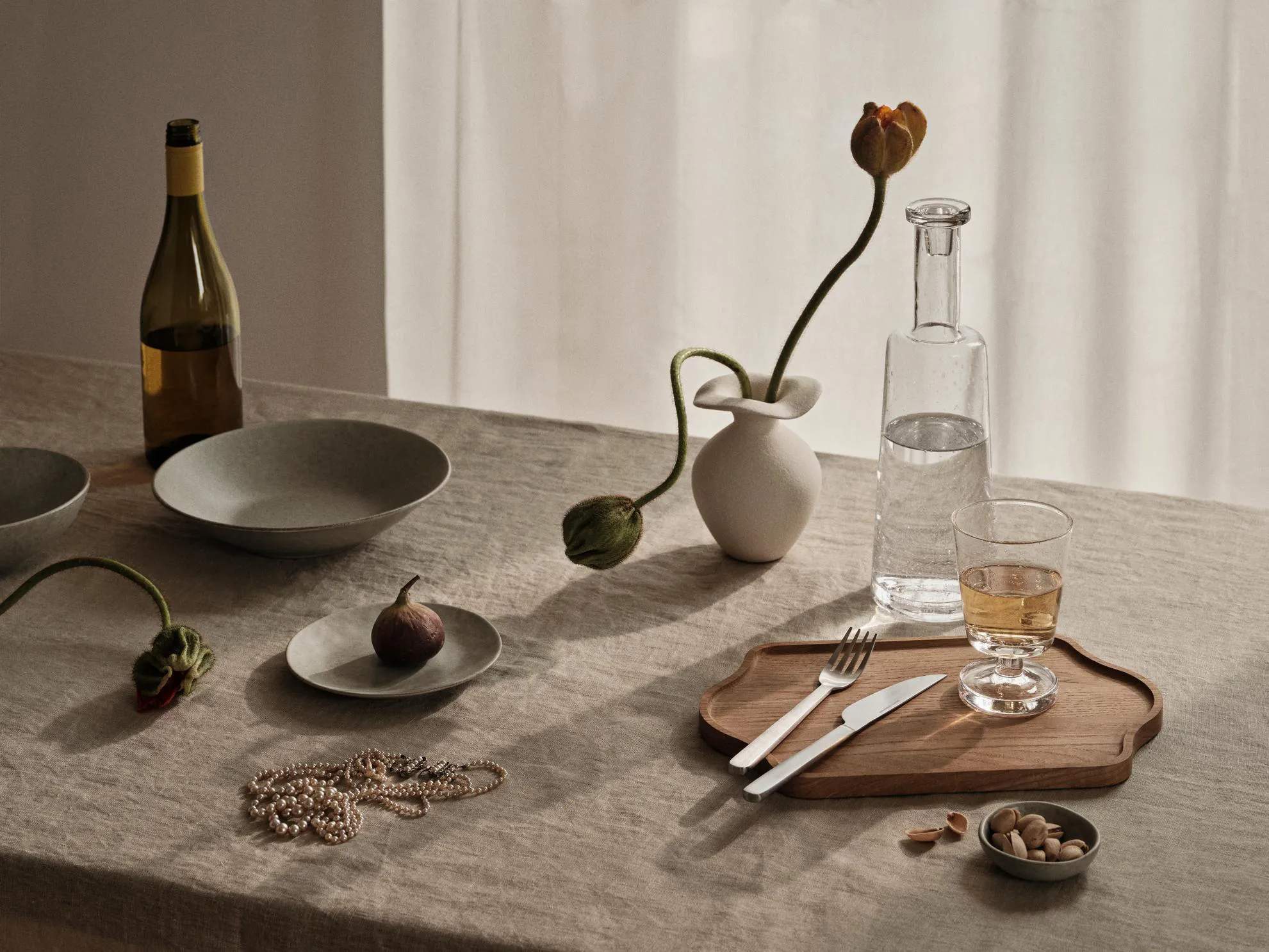 Broste Copenhagen Vandkarafler Bubble Karaffel med låg i Klar, 2
