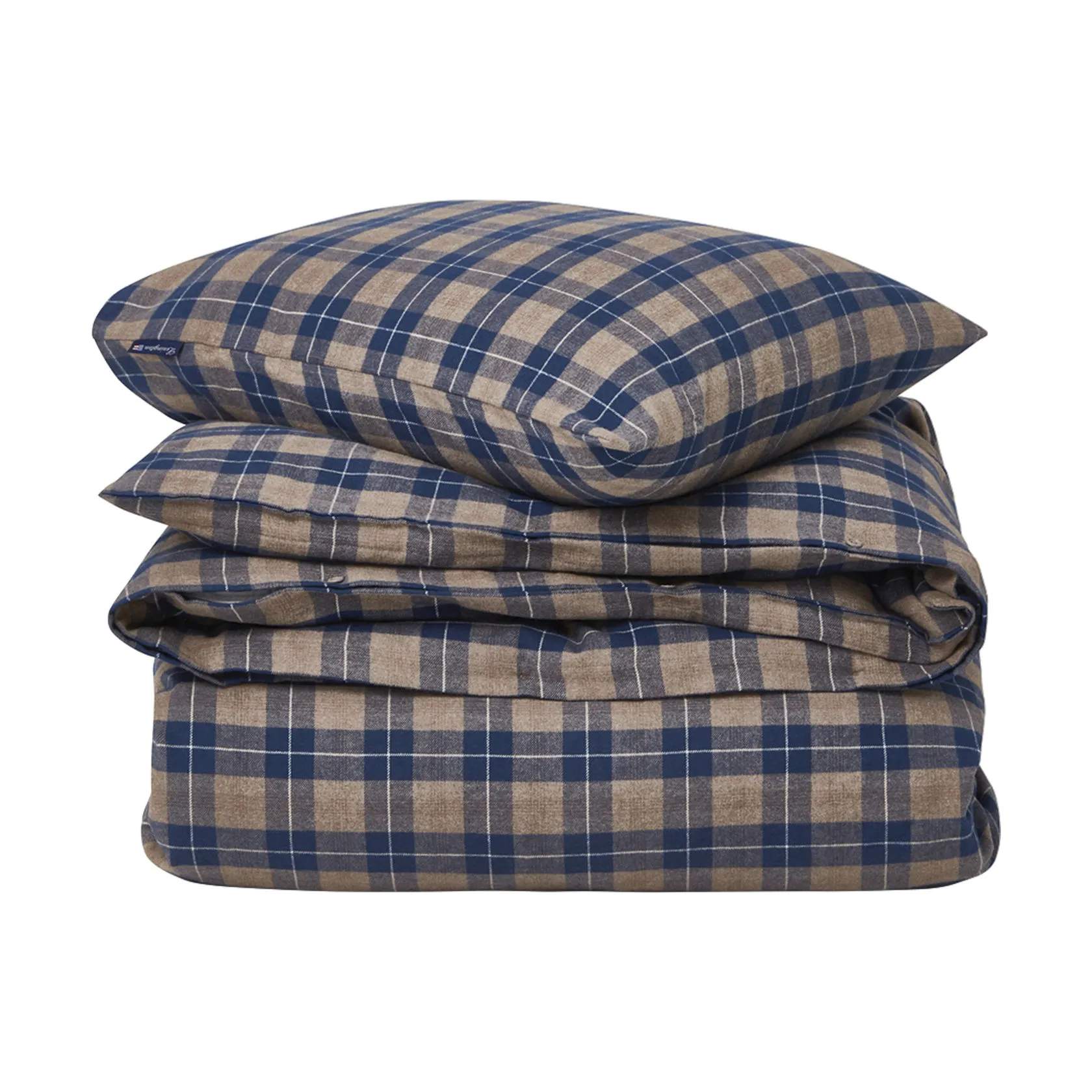 Lexington Sengetøj Comforts of Fall Sengesæt i Denim Blue;Beige, B200 x L220 cm, 3