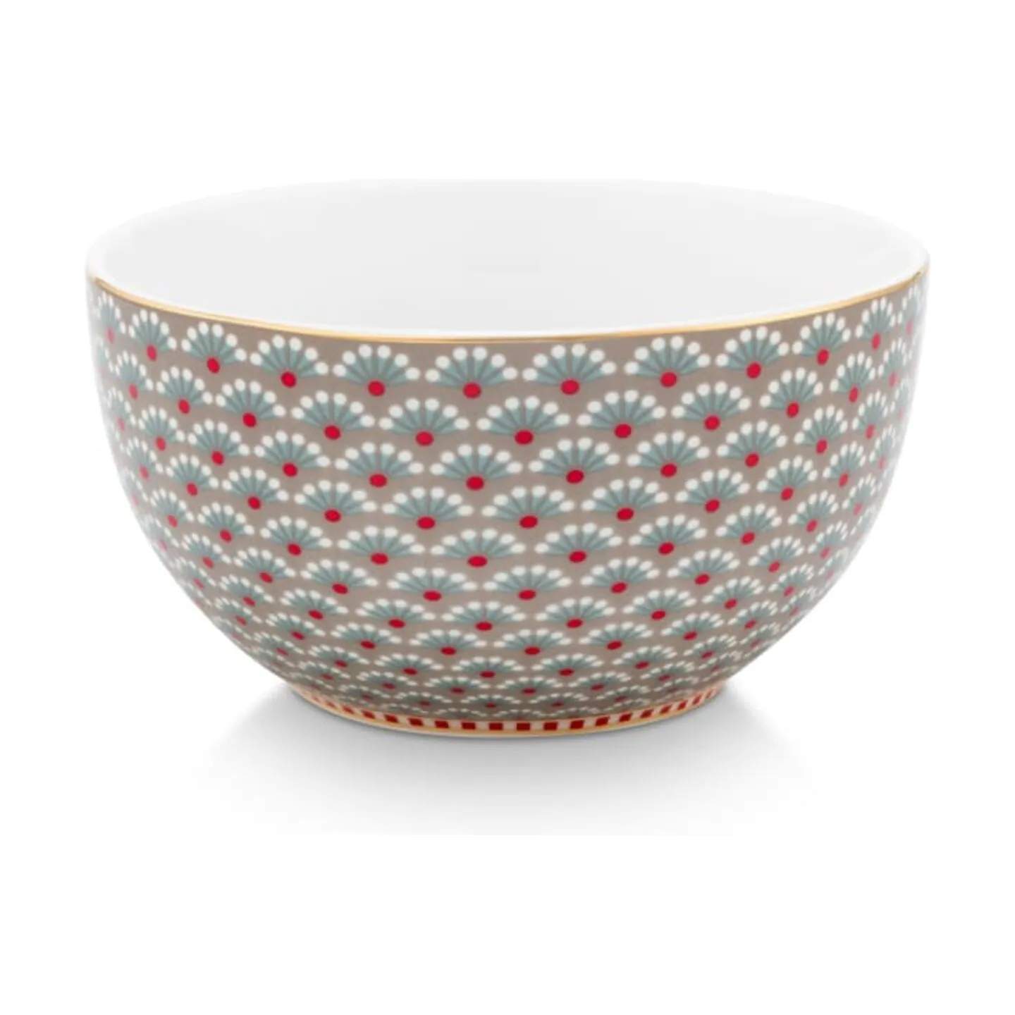 PIP Studio Serveringsskåle Blooming Tales Skål i Khaki, 31,8 cm, 1