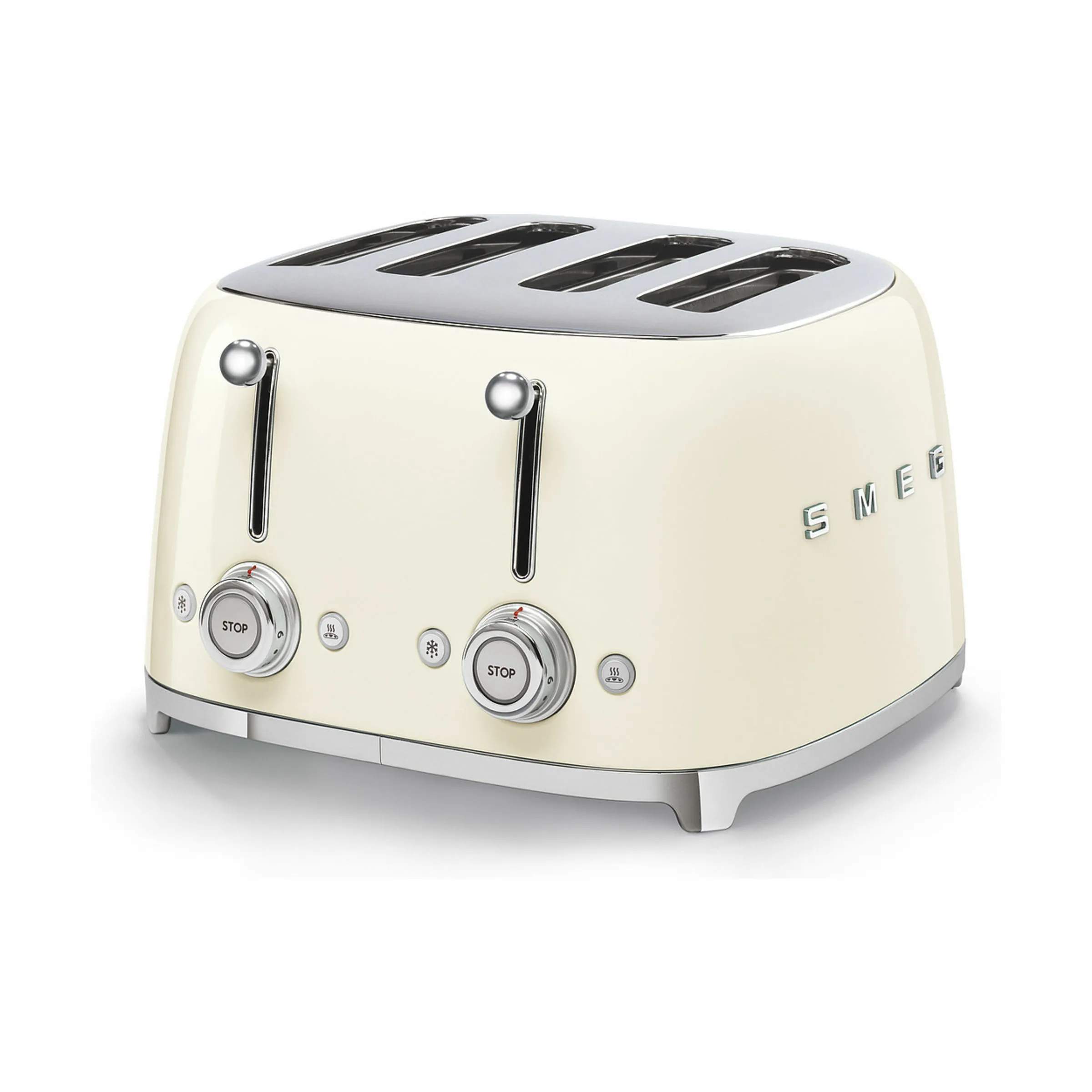 Smeg Brødristere 50's Style Brødrister TSF03CREU i Creme, 33 cm, 3