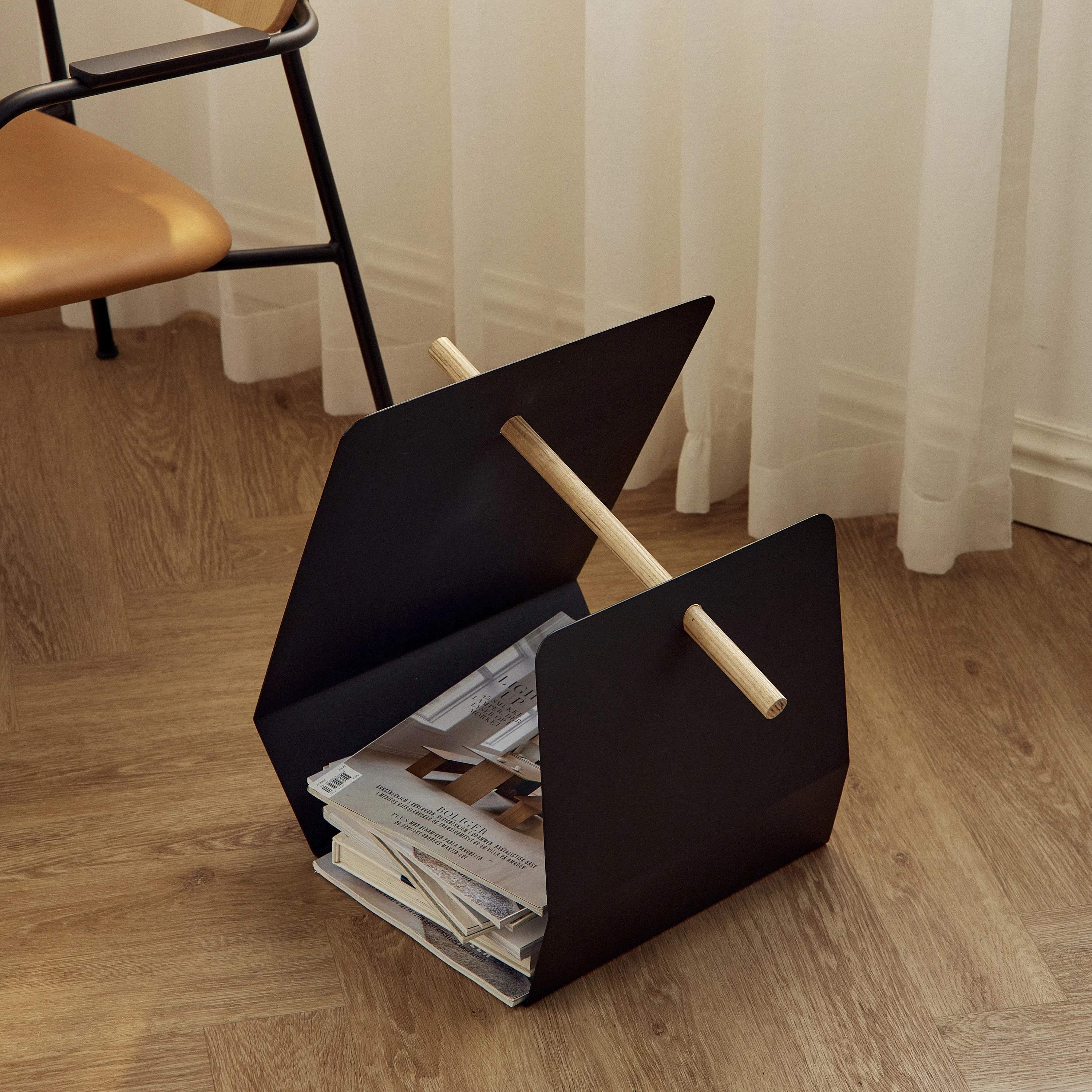 Andersen Furniture Øvrigt interiør Edge Magasinholder i Black, 2