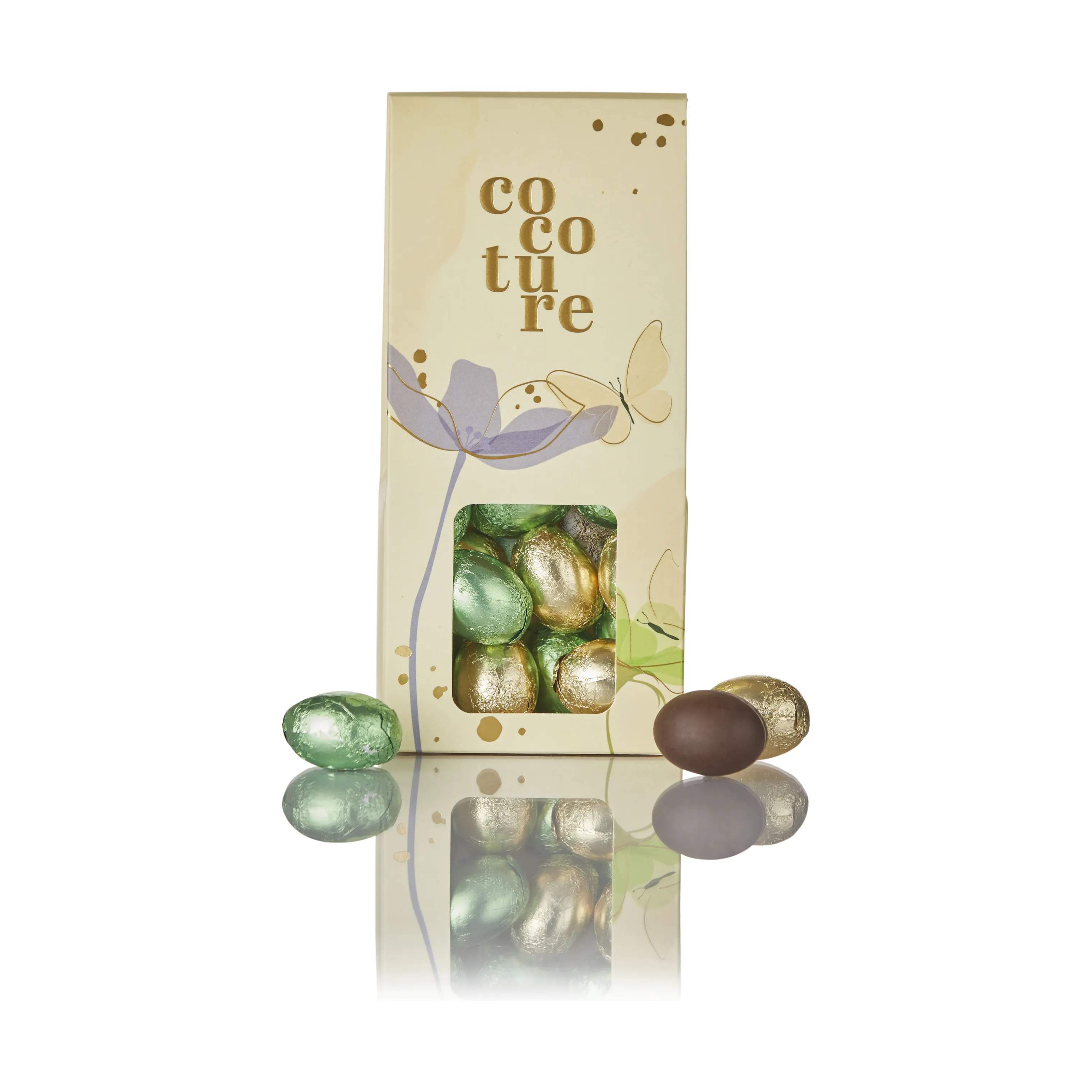 COCOTURE Søde sager Chokoladeæg i Gul, 1