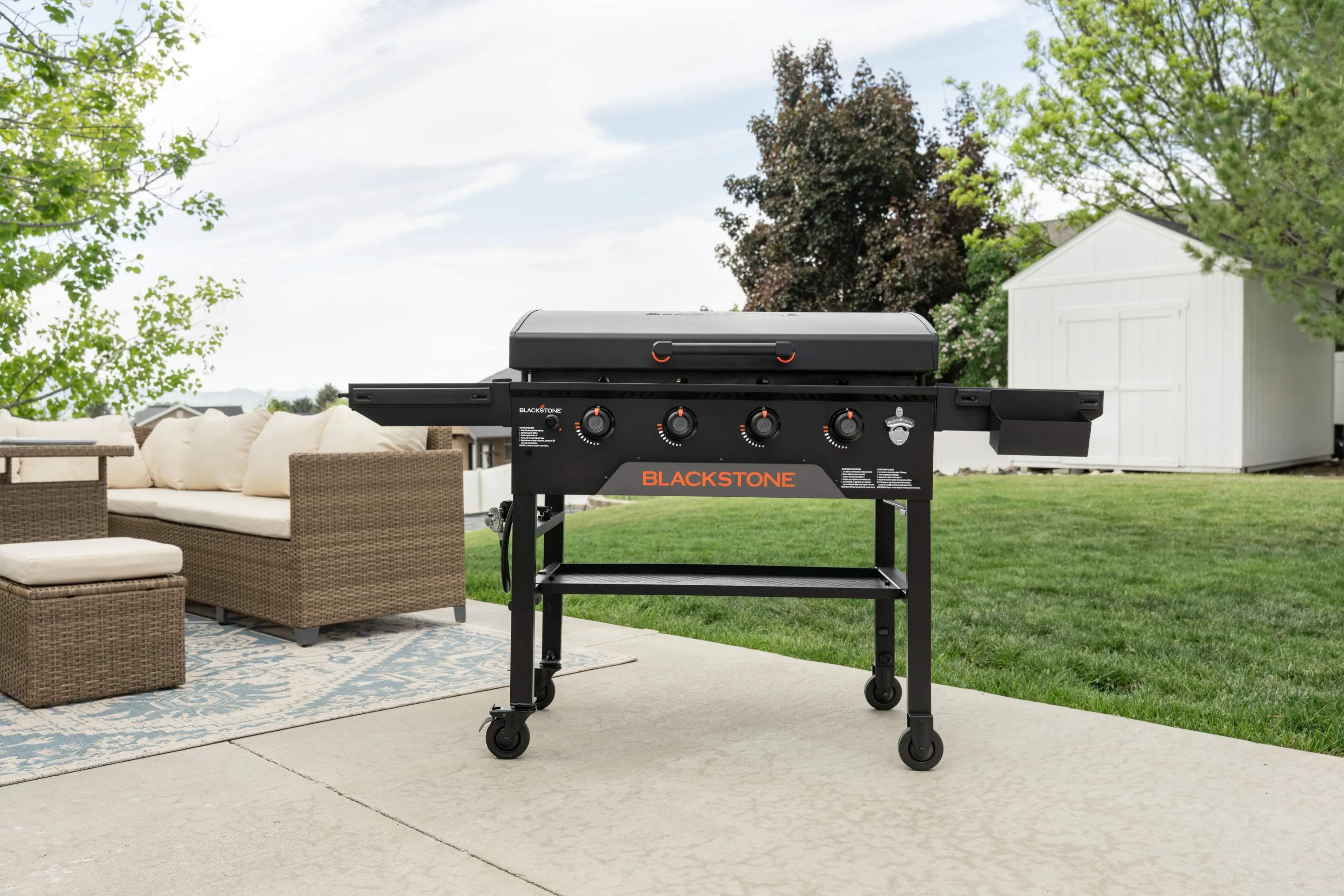 Blackstone plancha grill Omnivore 36” Plancha Grill m. låg i sort, 8