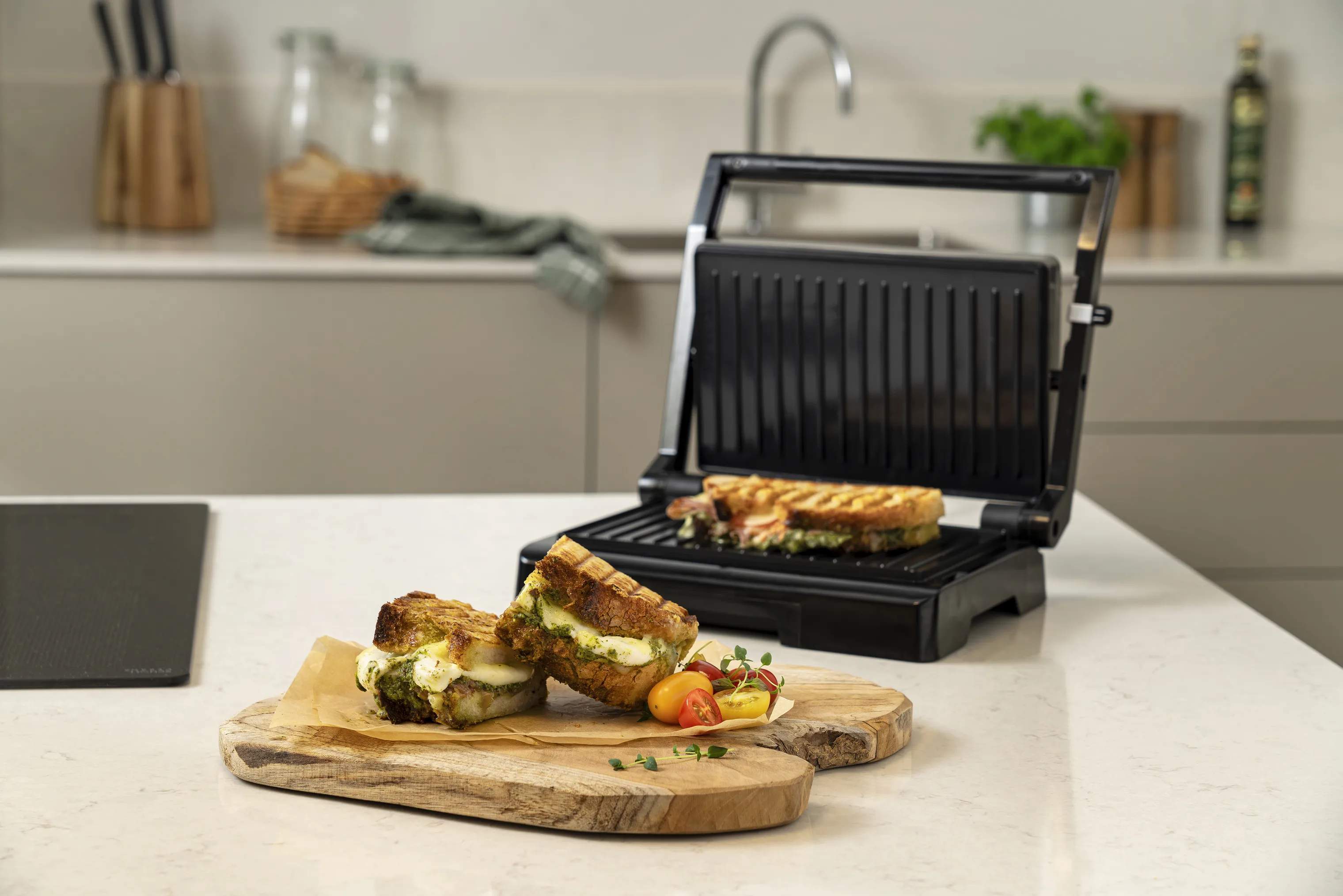 OBH Nordica Bordgrill Paninigrill i Cool grey, 2