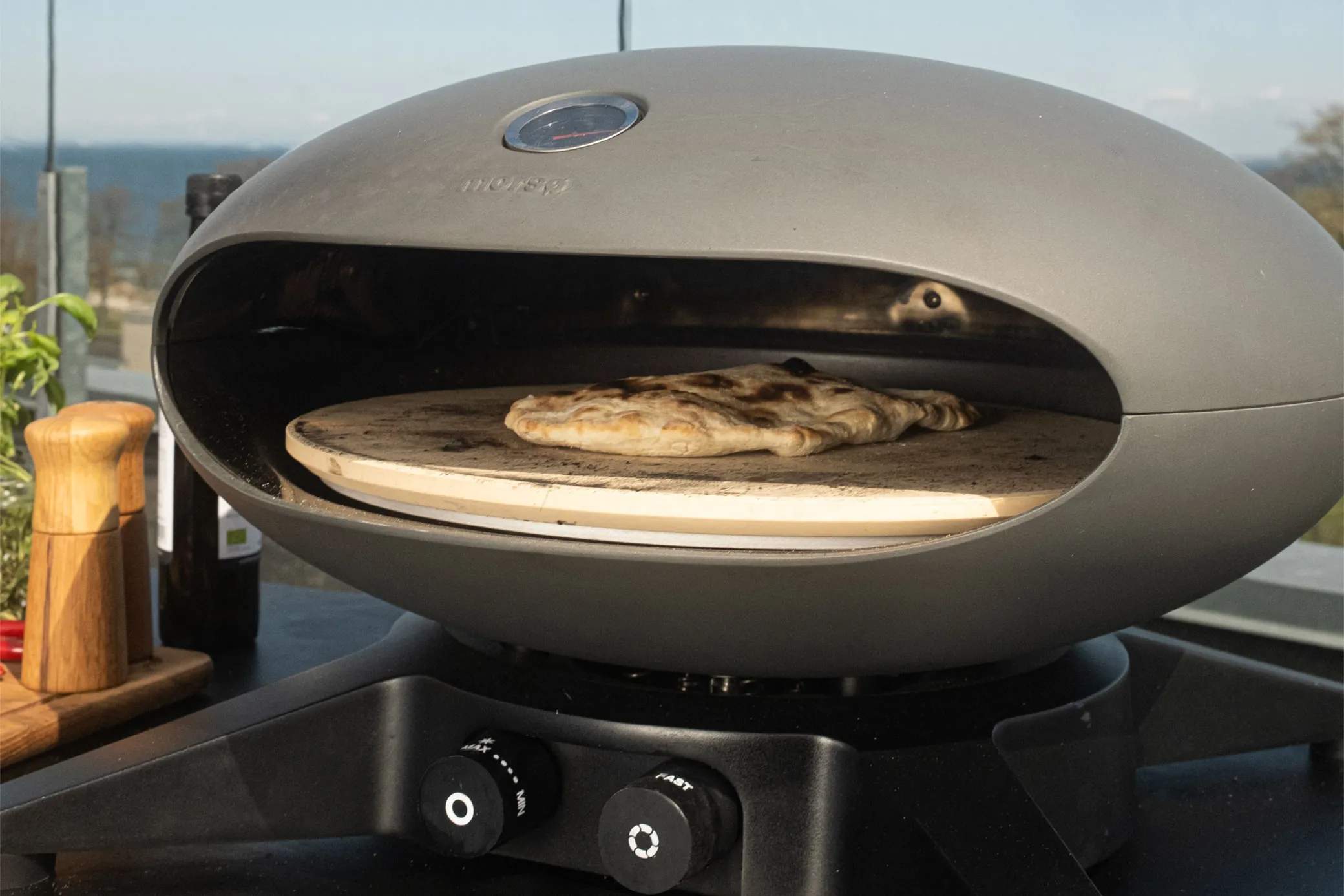 Morsø Pizzaovne Forno Spin Pizzaovn i Antracit grå, 3