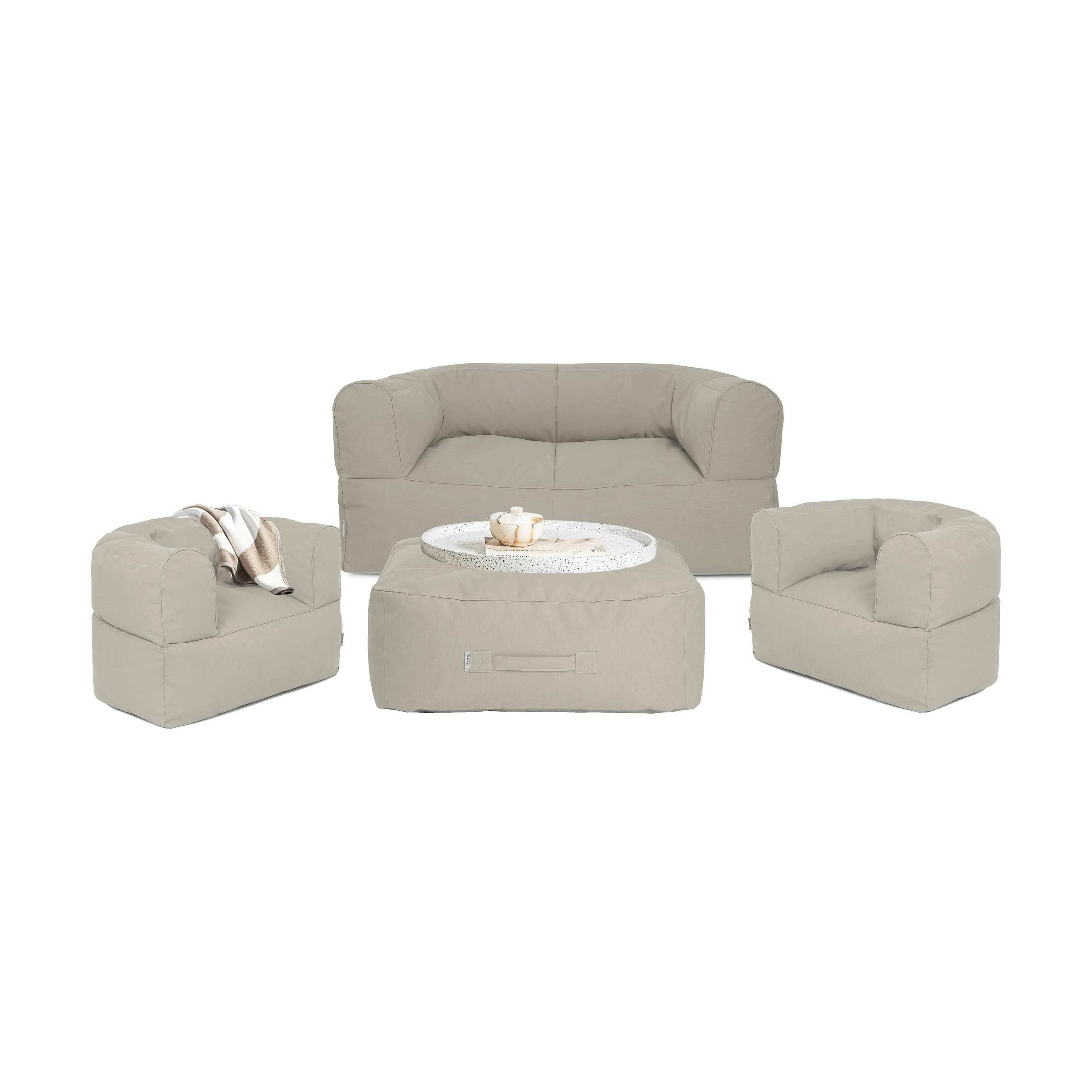 Arm-Strong Loungesæt, beige, large