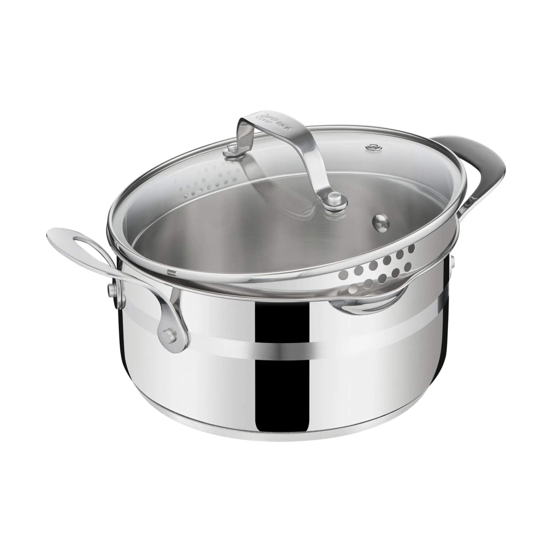 Jamie Oliver by Tefal Grydesæt Cook Smart Grydesæt - 7 dele i Sølv, 6