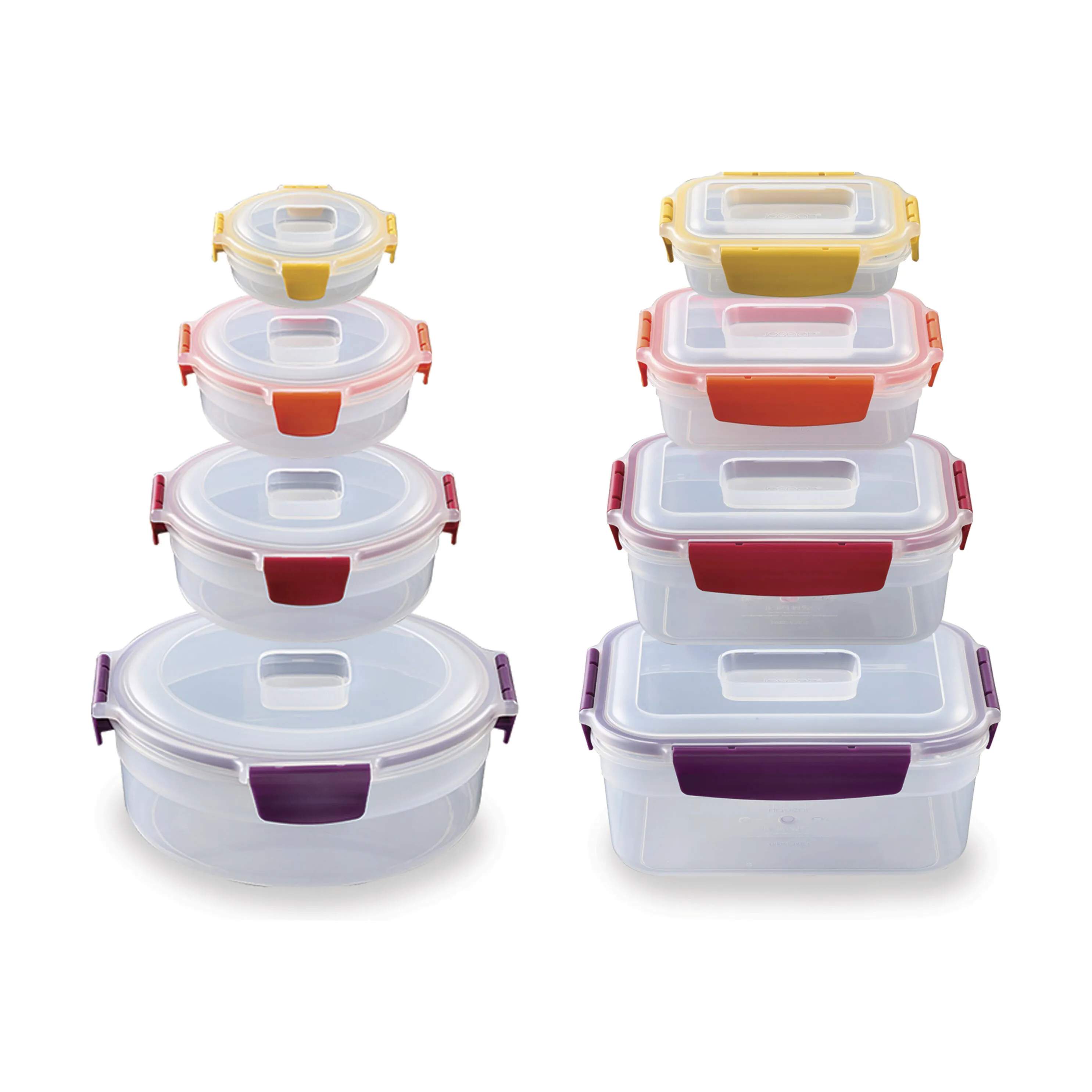 Nest Opbevaringssæt - 8 stk., multicolour, large