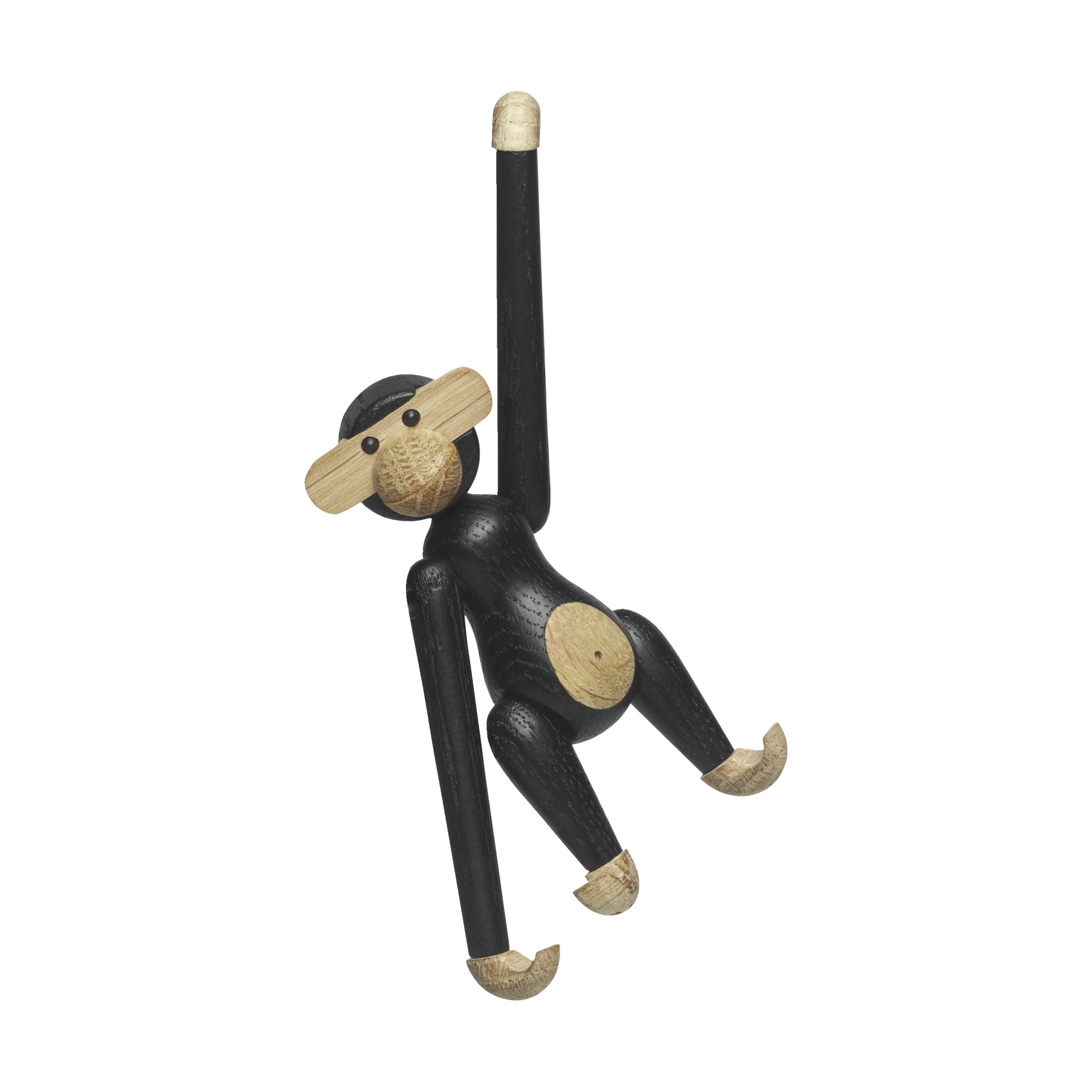 Kay Bojesen Dyrefigurer Abe - Mini i Mørkbejdset egetræ, Mini, 6