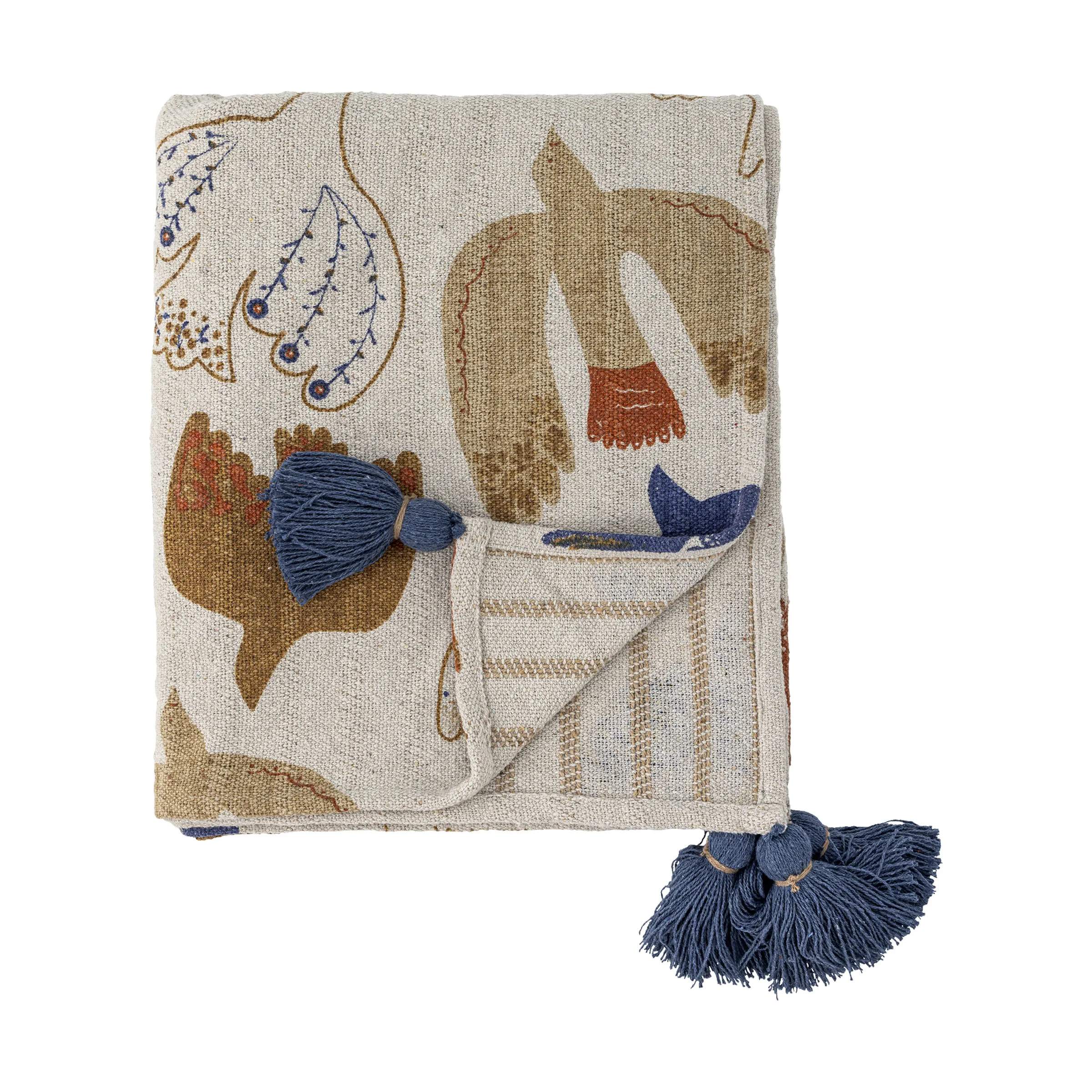 Bloomingville Plaider Anniversary Plaid i Brun, 1