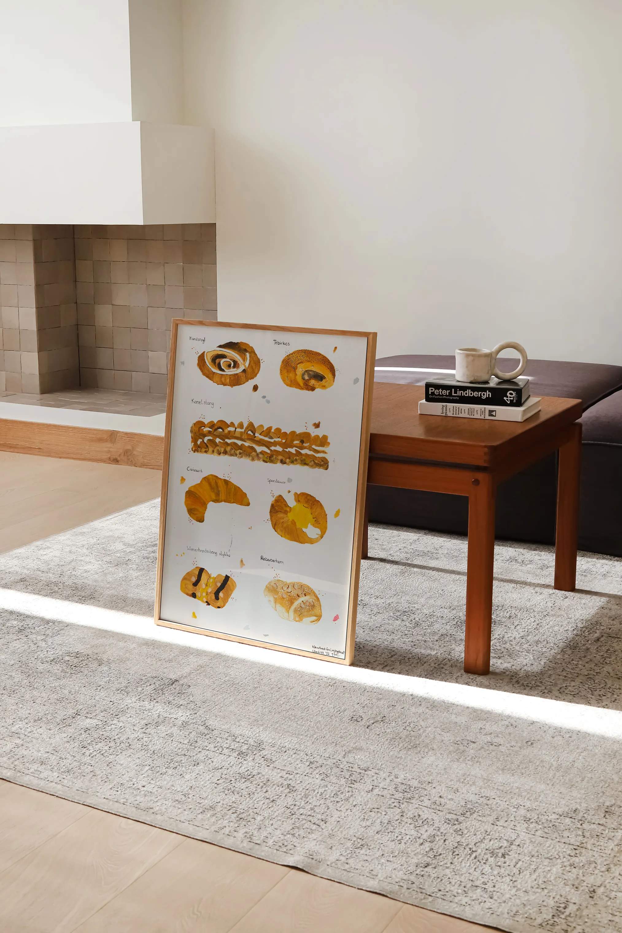 Poster&Frame Plakater Plakat - Wienerbrød i Multifarvet, B50 x L70 cm, 2