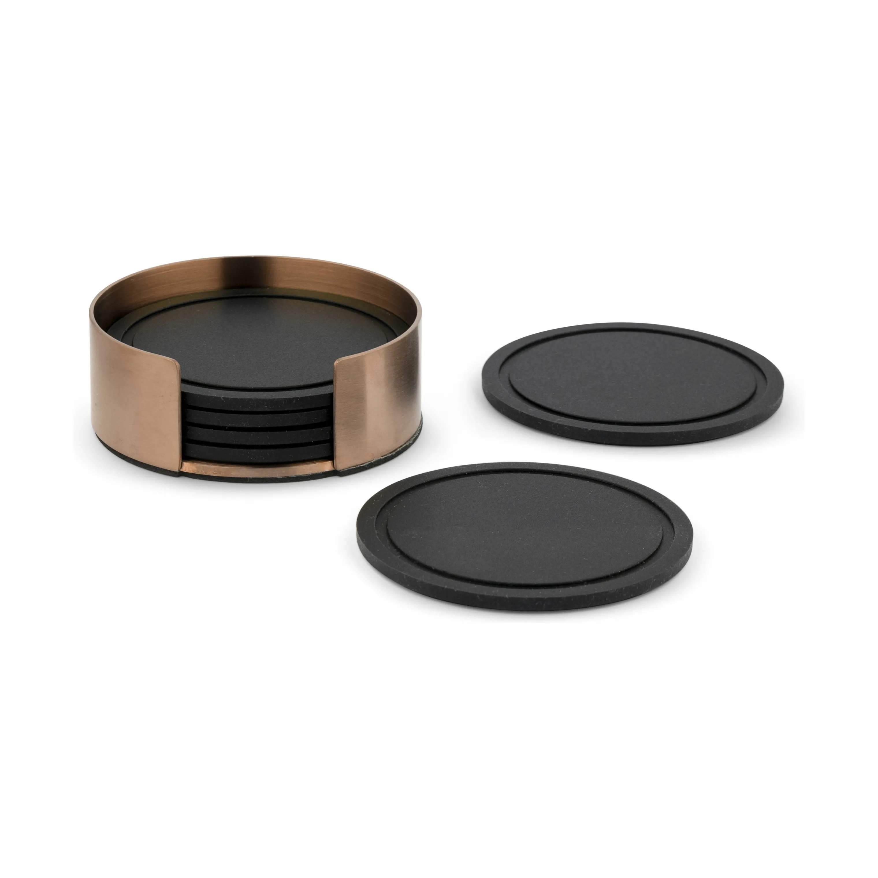 Mixology by CASA Living Glasbrikker og coasters MIXOLOGY Coaster - 6 stk. i Kobber, 1