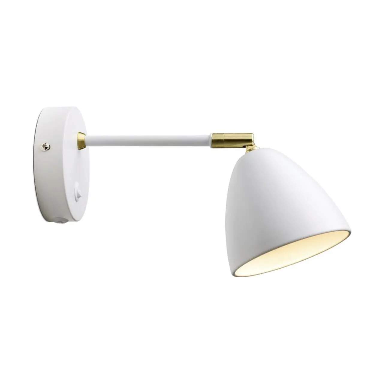 Halo Design Væglamper Room Væglampe i Hvid, Messing, 1