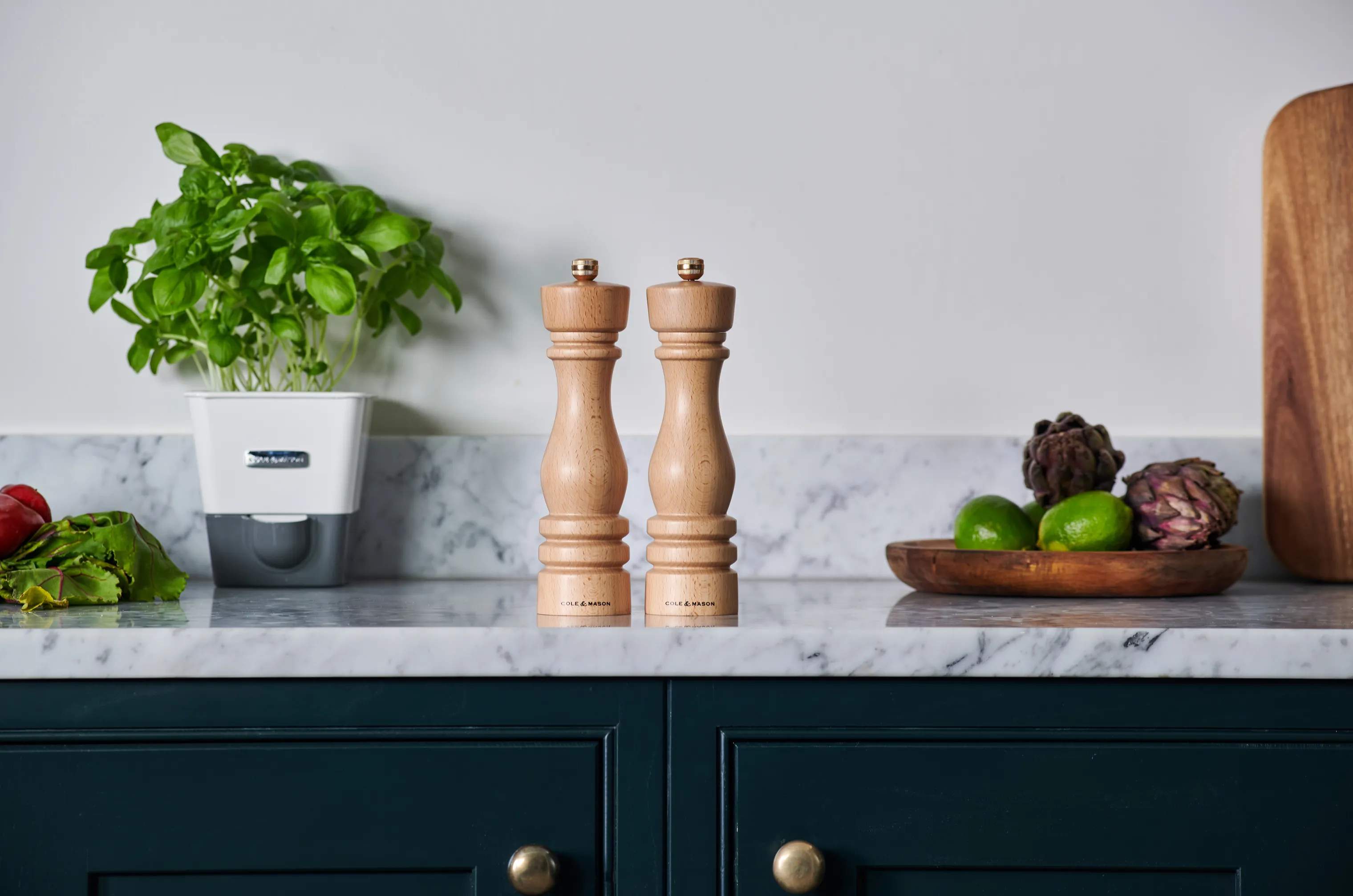 Cole&Mason Peberkværne London Peberkværn i Natural Beech, 22 cm, 5