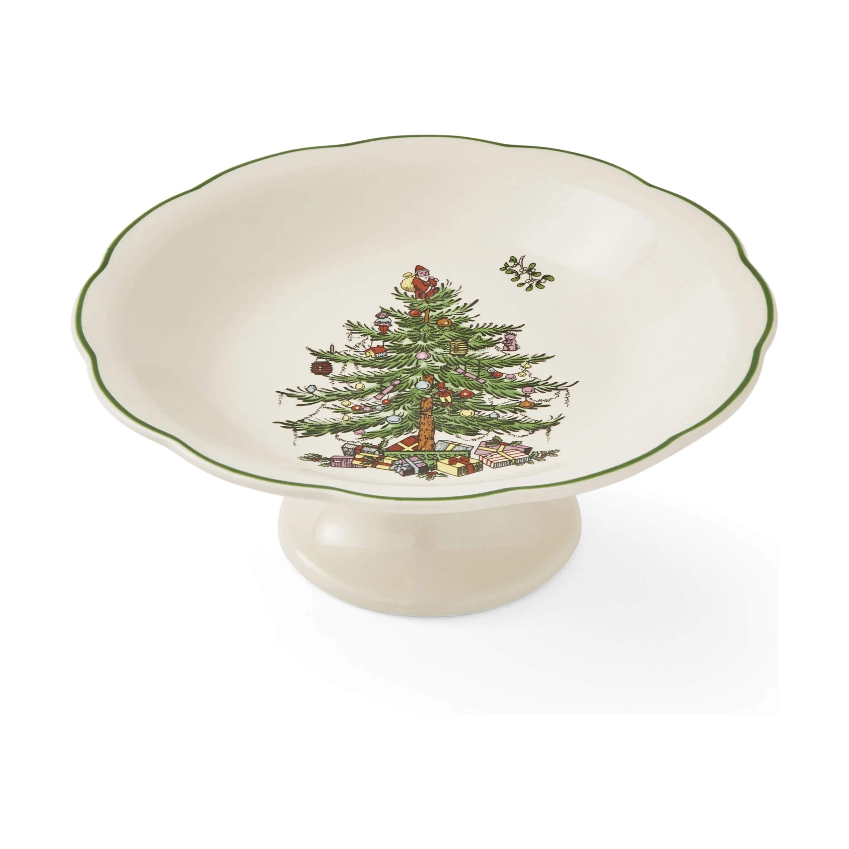 Spode Serveringsskåle Christmas Tree Skål i Hvid/grøn/rød, 3