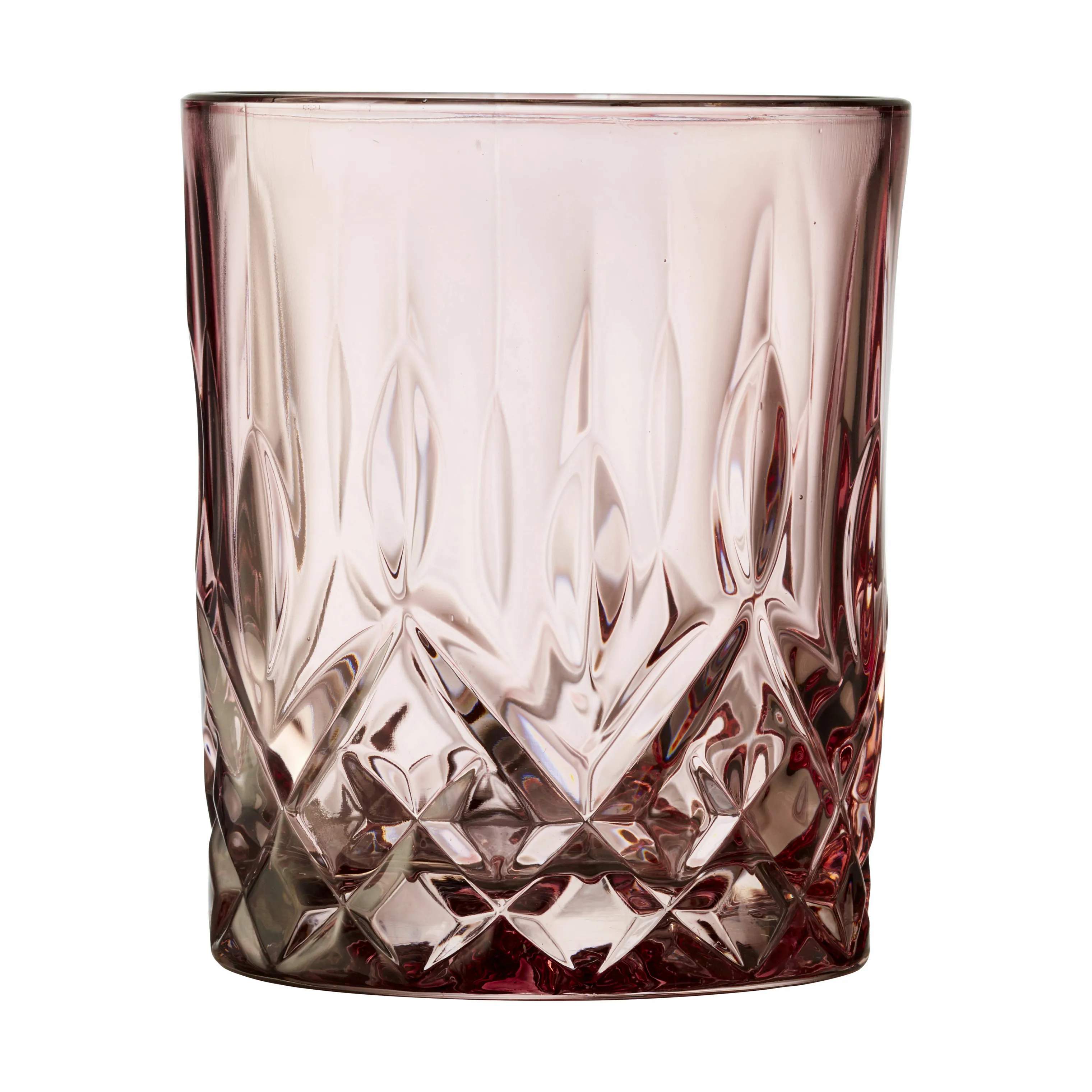 Sorrento Whiskyglas - 4 stk., pink, large