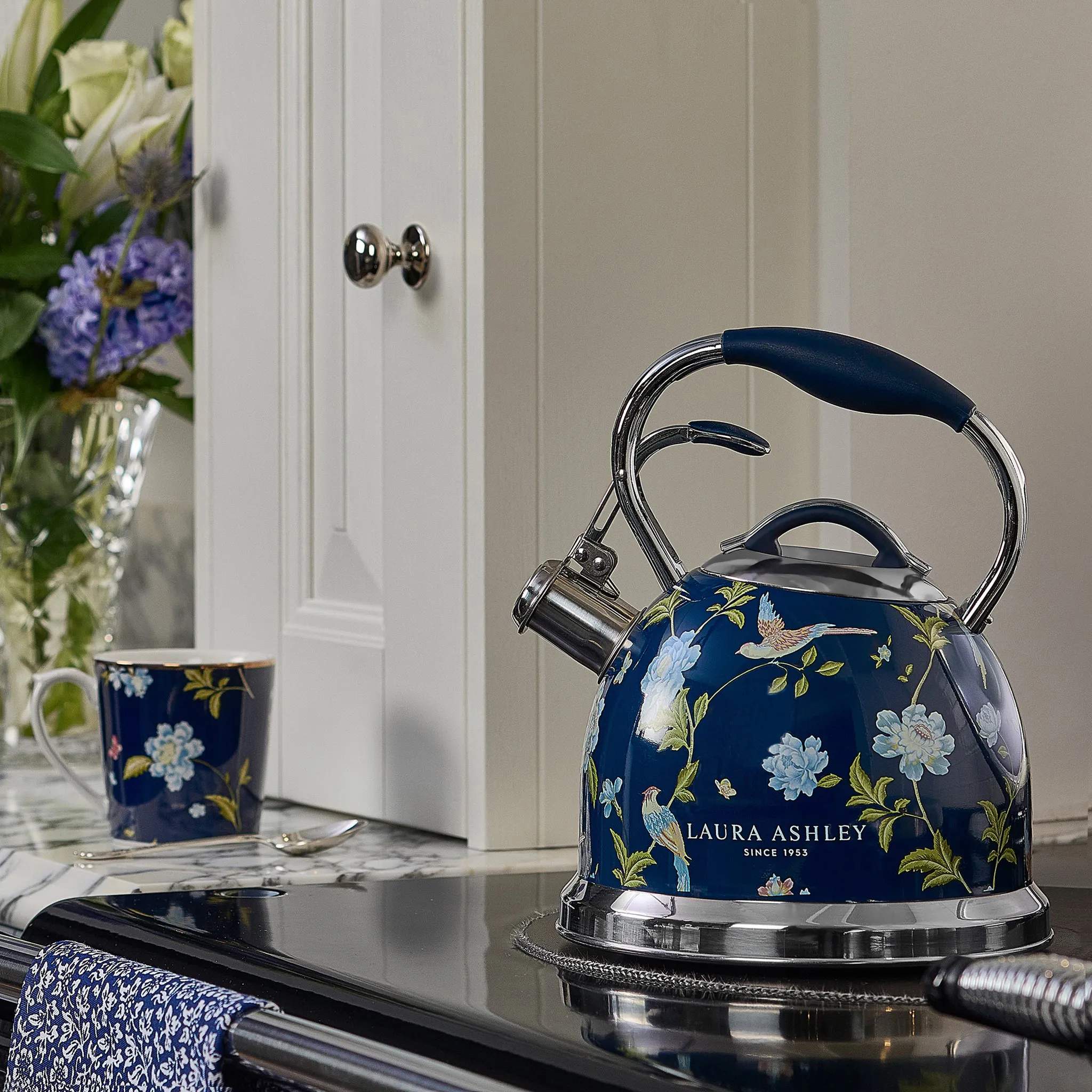 Laura Ashley Kedler Kedel i Elveden Navy, 3